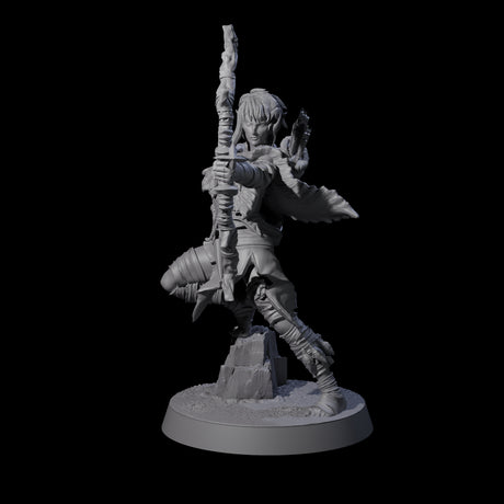 Ambushing Elf Rogue D Miniature for Dungeons and Dragons, Pathfinder or other TTRPGs