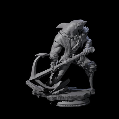 Anchor Swinging Pirate Crew Miniature for Dungeons and Dragons, Pathfinder or other TTRPGs
