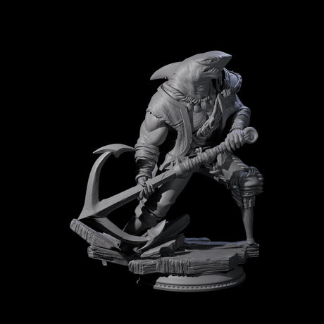 Anchor Swinging Pirate Crew Miniature for Dungeons and Dragons, Pathfinder or other TTRPGs