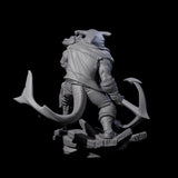 Anchor Swinging Pirate Crew Miniature for Dungeons and Dragons, Pathfinder or other TTRPGs