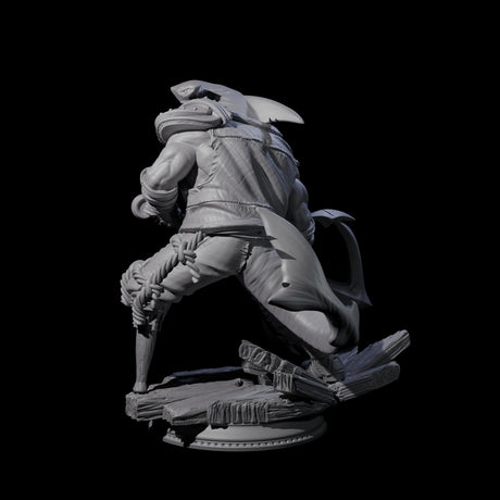 Anchor Swinging Pirate Crew Miniature for Dungeons and Dragons, Pathfinder or other TTRPGs