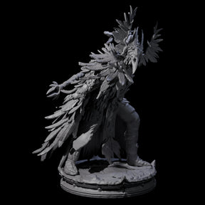 Ancient Dark Elf Druid of the Underdark C Miniature for Dungeons and Dragons, Pathfinder or other TTRPGs