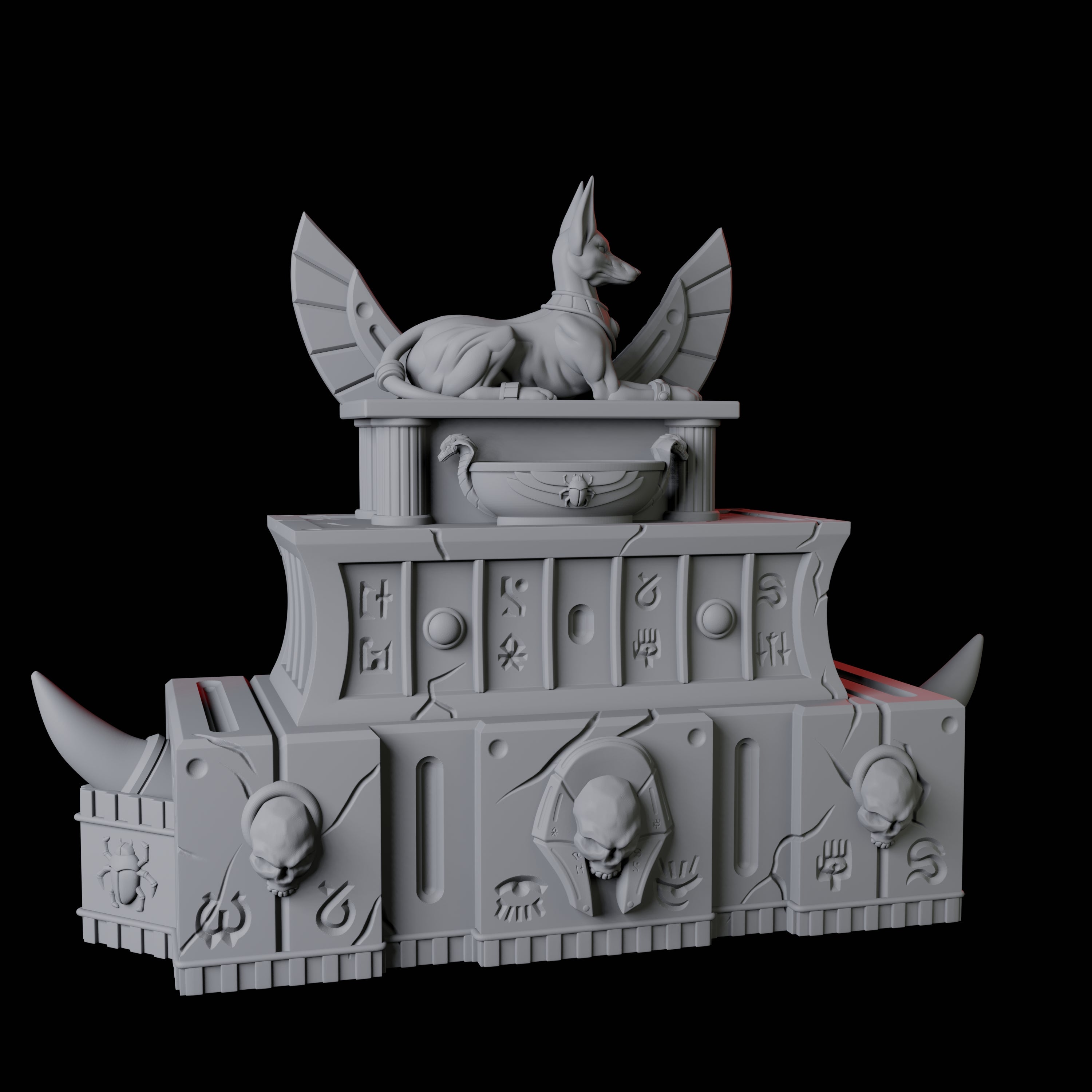Ancient Egyptian Altar Miniature for Dungeons and Dragons, Pathfinder or other TTRPGs