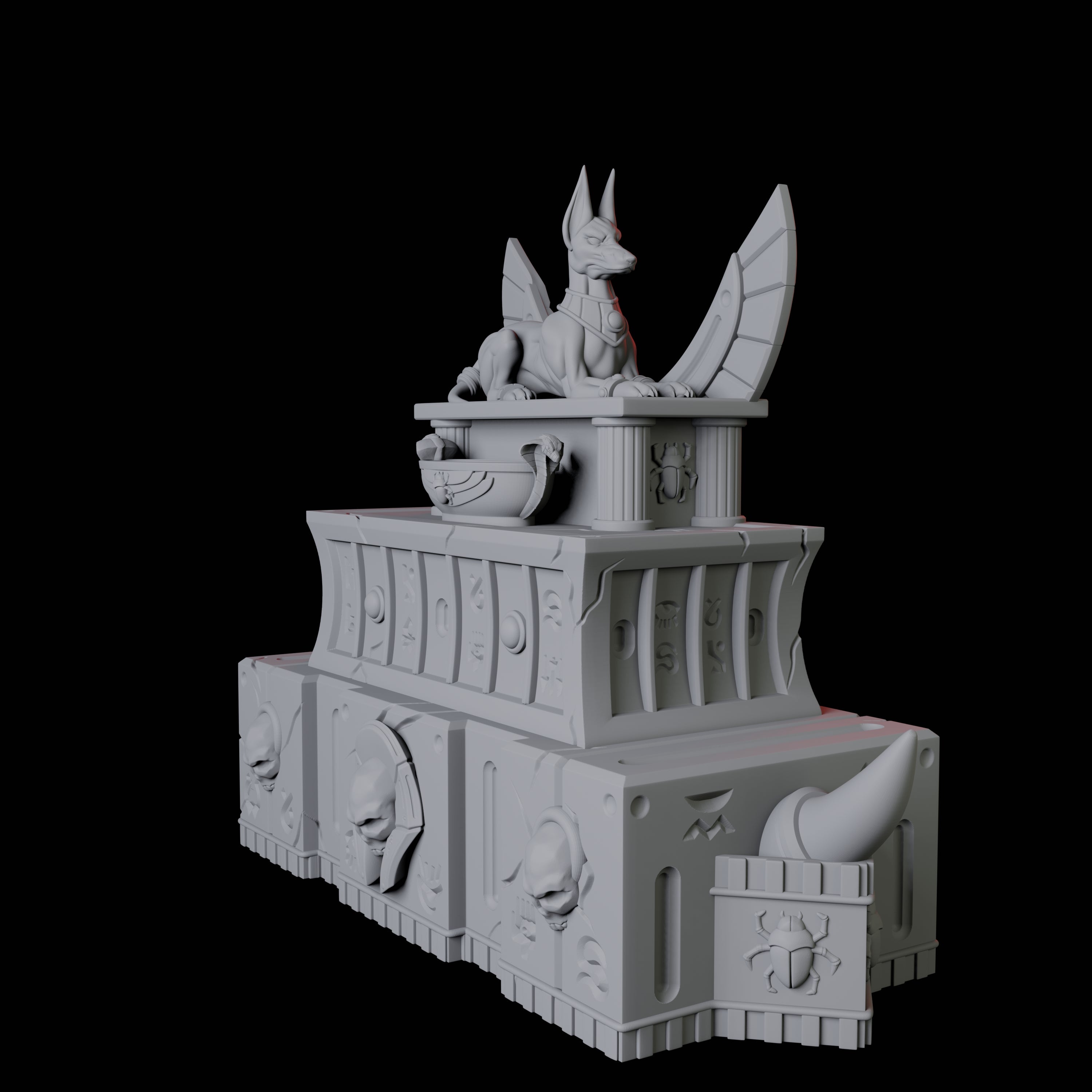 Ancient Egyptian Altar Miniature for Dungeons and Dragons, Pathfinder or other TTRPGs