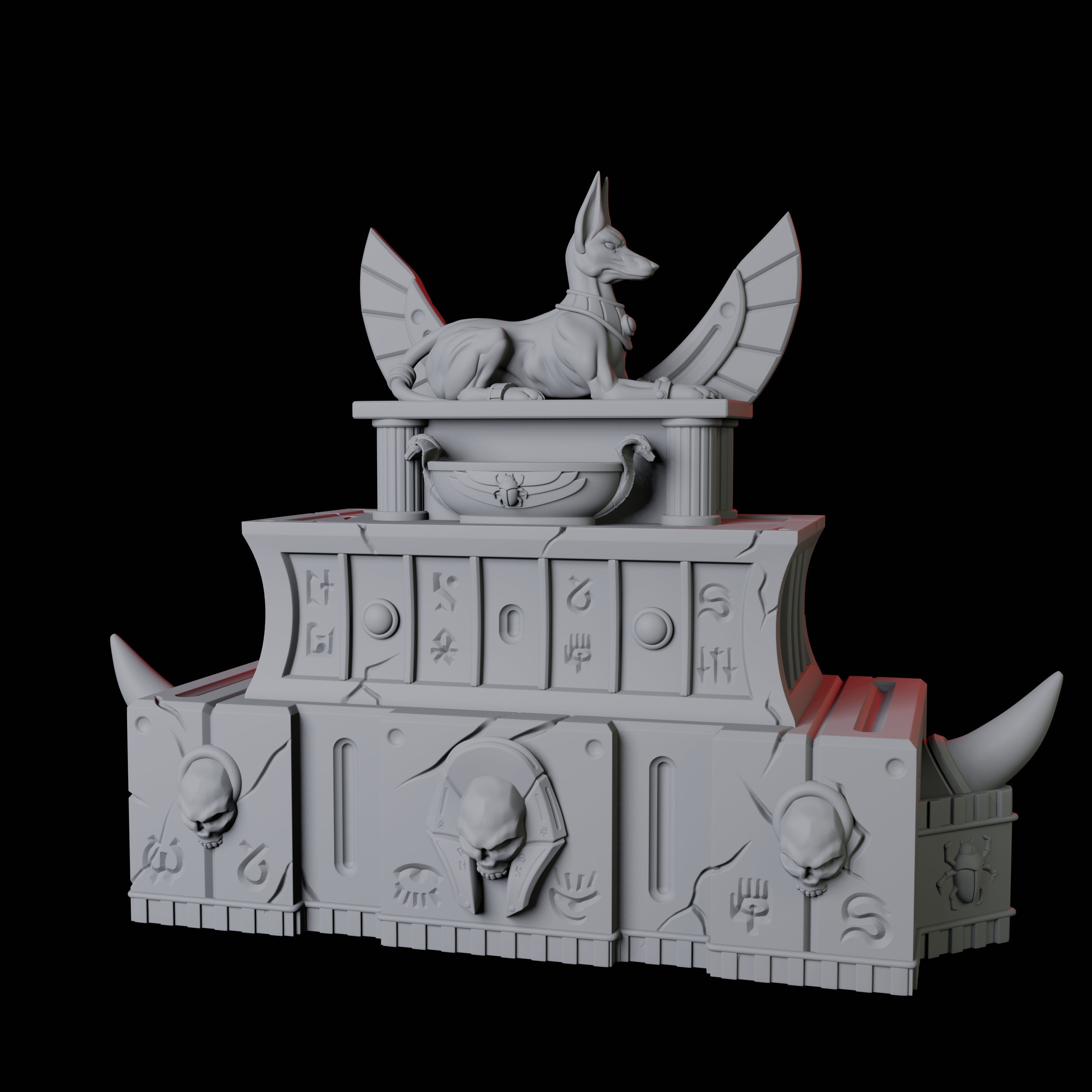 Ancient Egyptian Altar Miniature for Dungeons and Dragons, Pathfinder or other TTRPGs