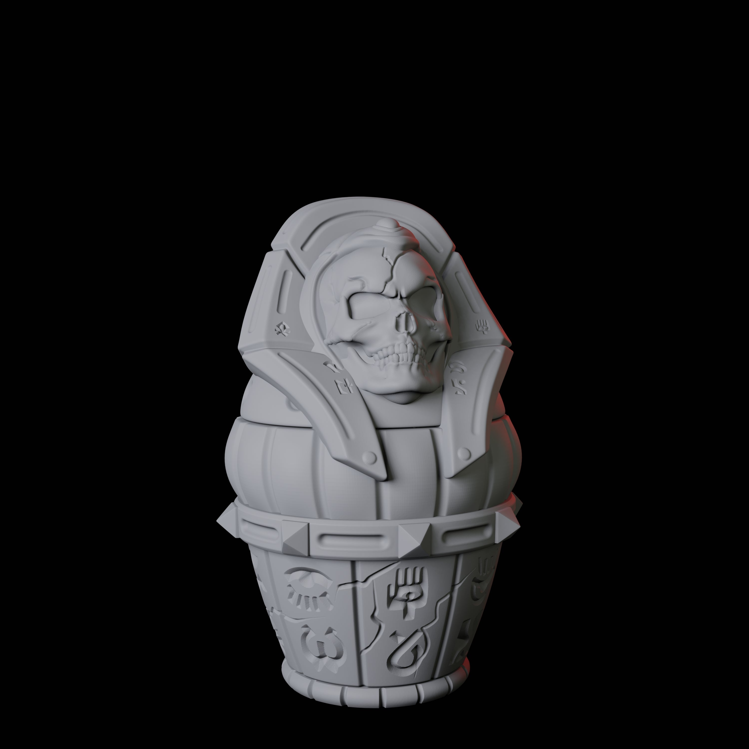 Ancient Egyptian Barrel Miniature for Dungeons and Dragons, Pathfinder or other TTRPGs