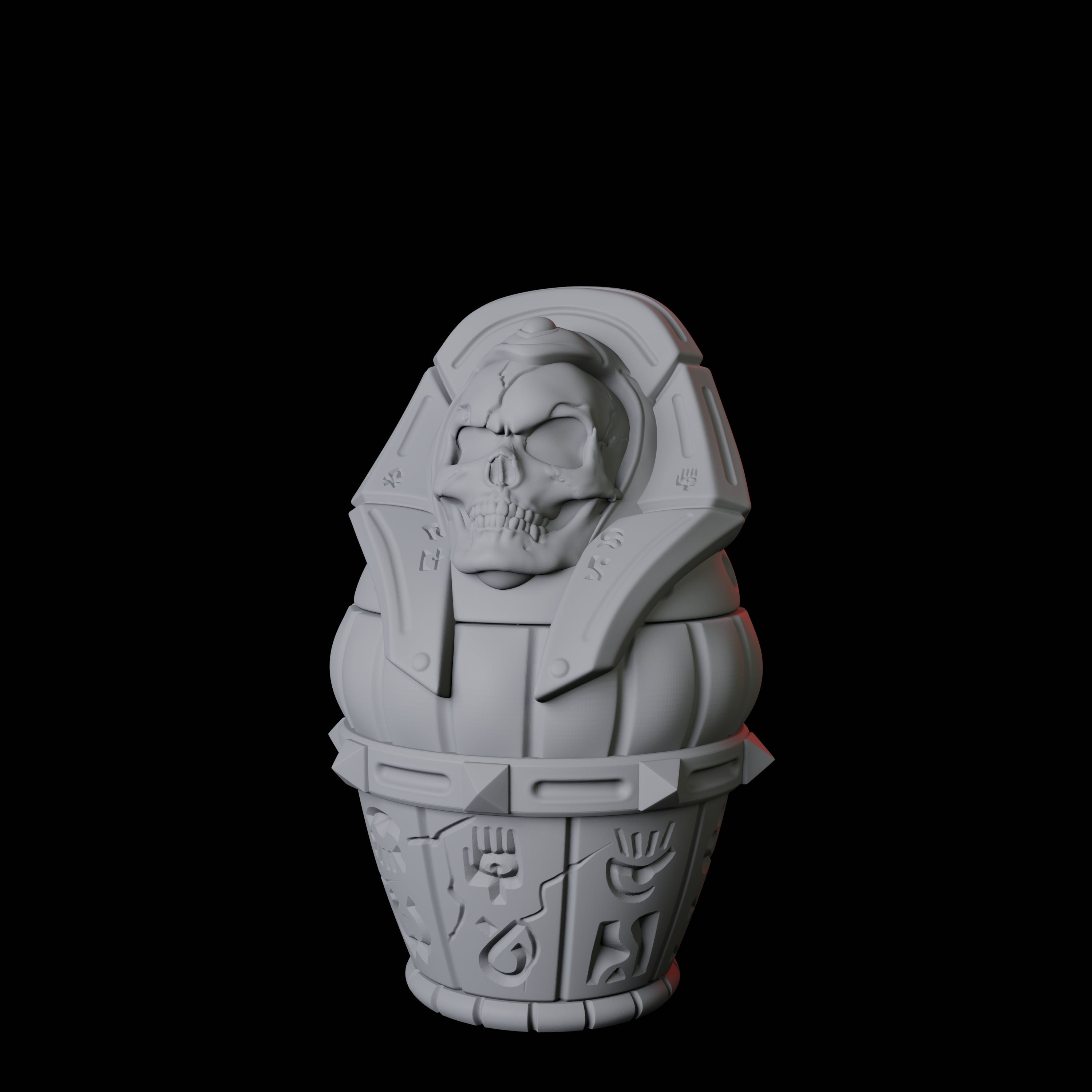 Ancient Egyptian Barrel Miniature for Dungeons and Dragons, Pathfinder or other TTRPGs