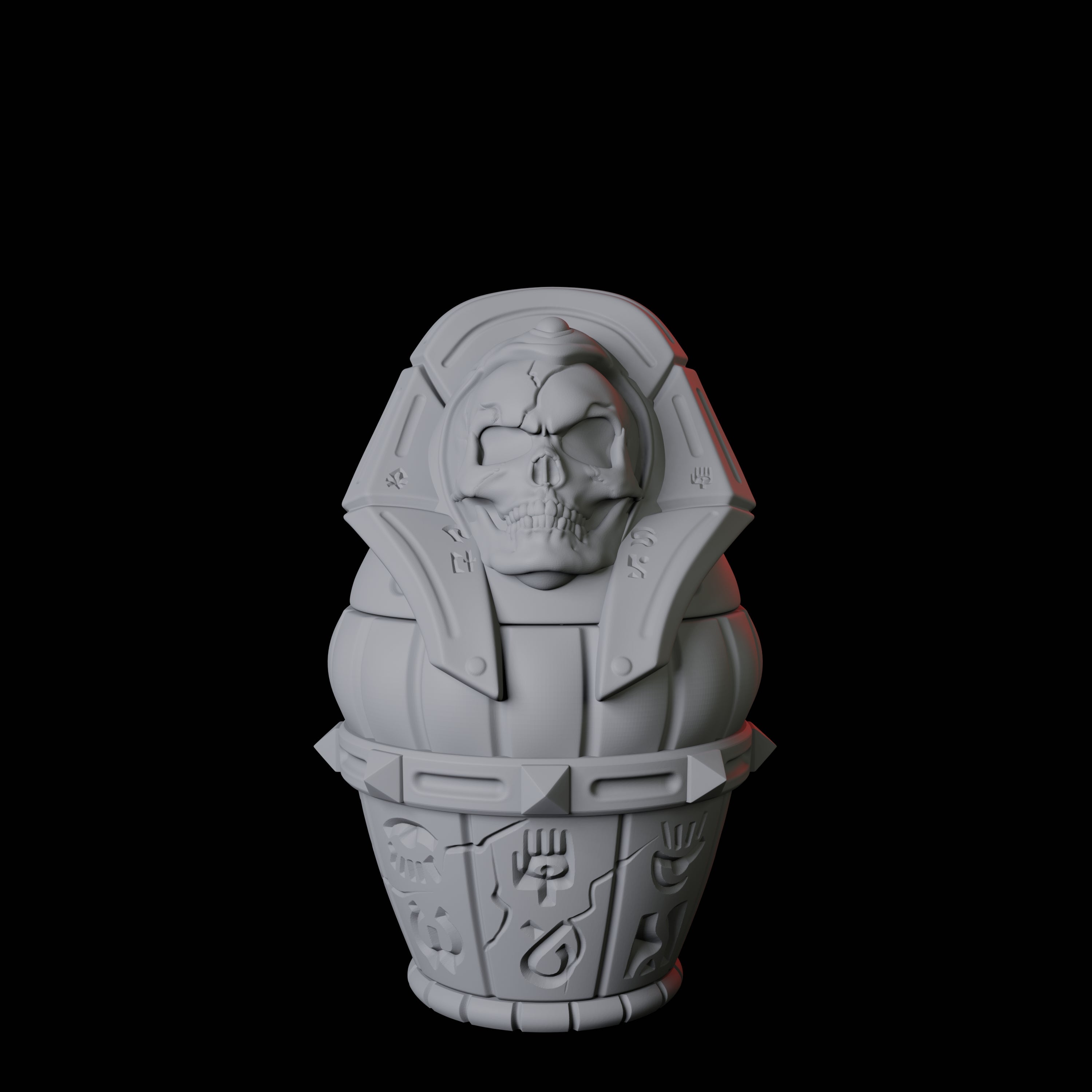 Ancient Egyptian Barrel Miniature for Dungeons and Dragons, Pathfinder or other TTRPGs