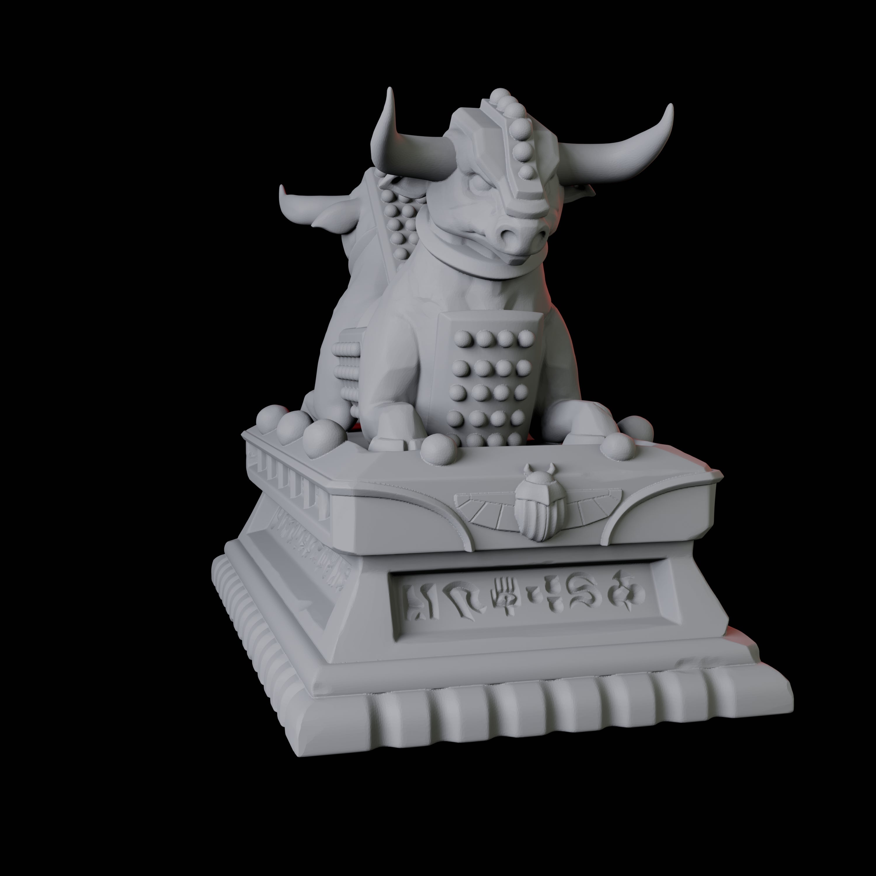 Ancient Egyptian Bull Statue Miniature for Dungeons and Dragons, Pathfinder or other TTRPGs