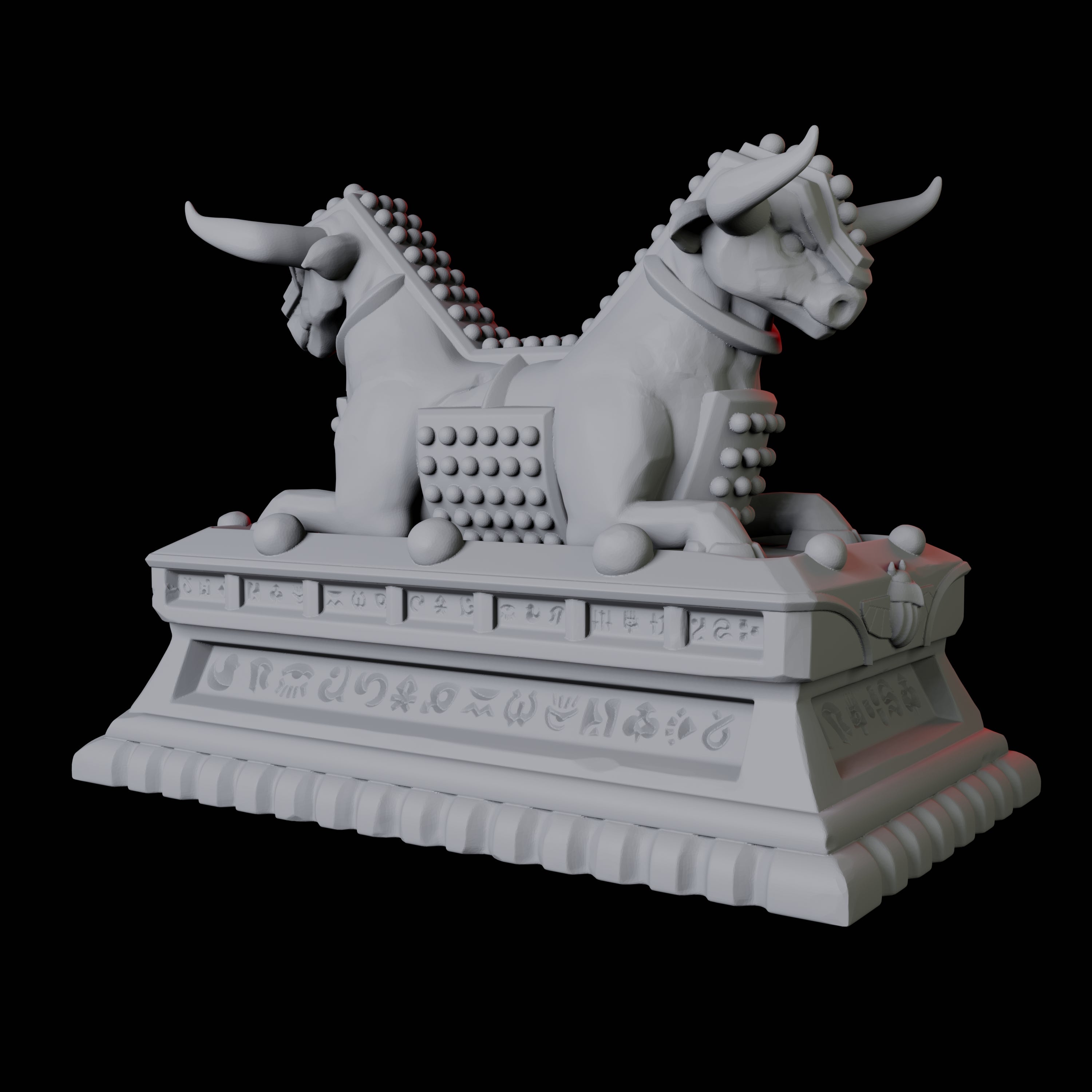 Ancient Egyptian Bull Statue Miniature for Dungeons and Dragons, Pathfinder or other TTRPGs