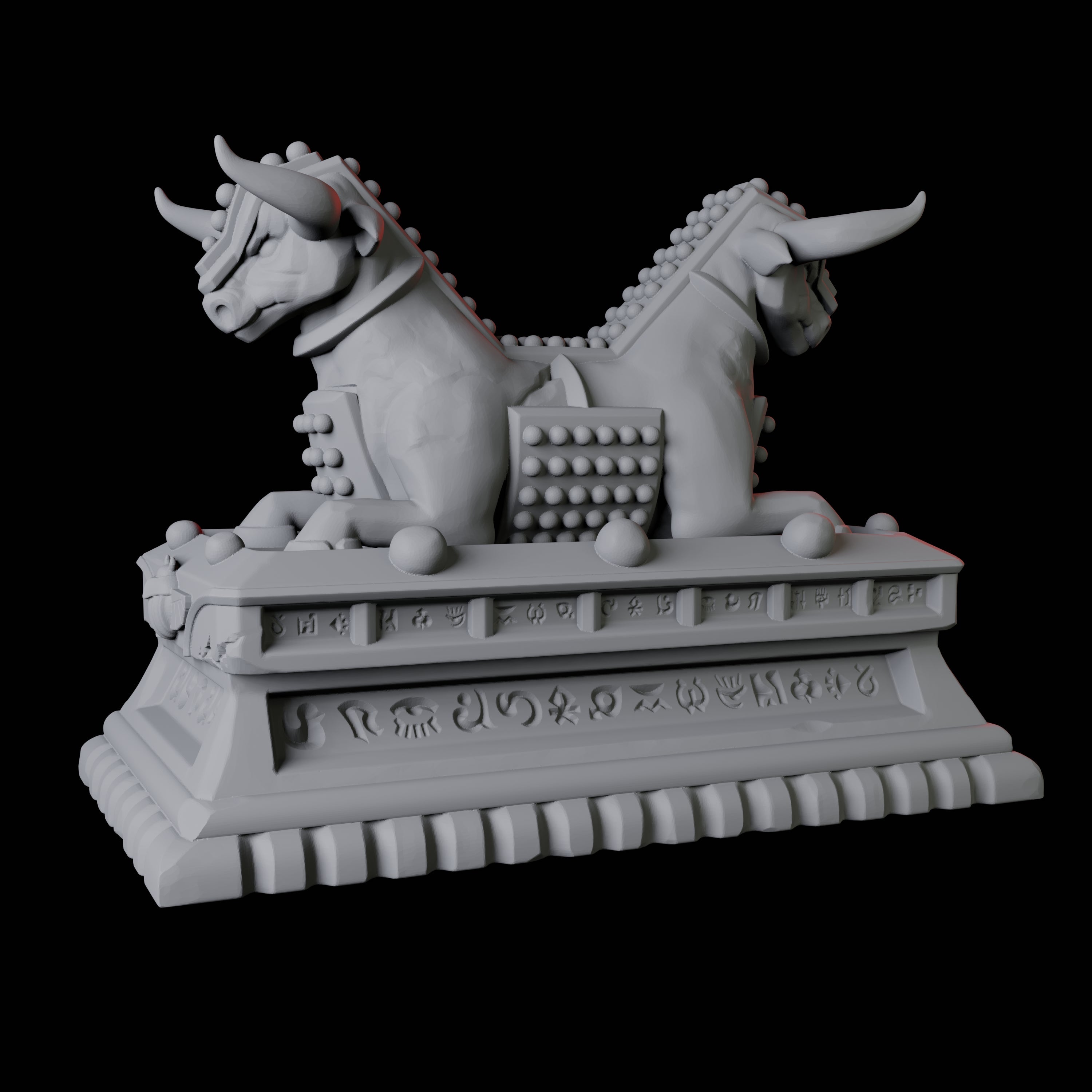 Ancient Egyptian Bull Statue Miniature for Dungeons and Dragons, Pathfinder or other TTRPGs