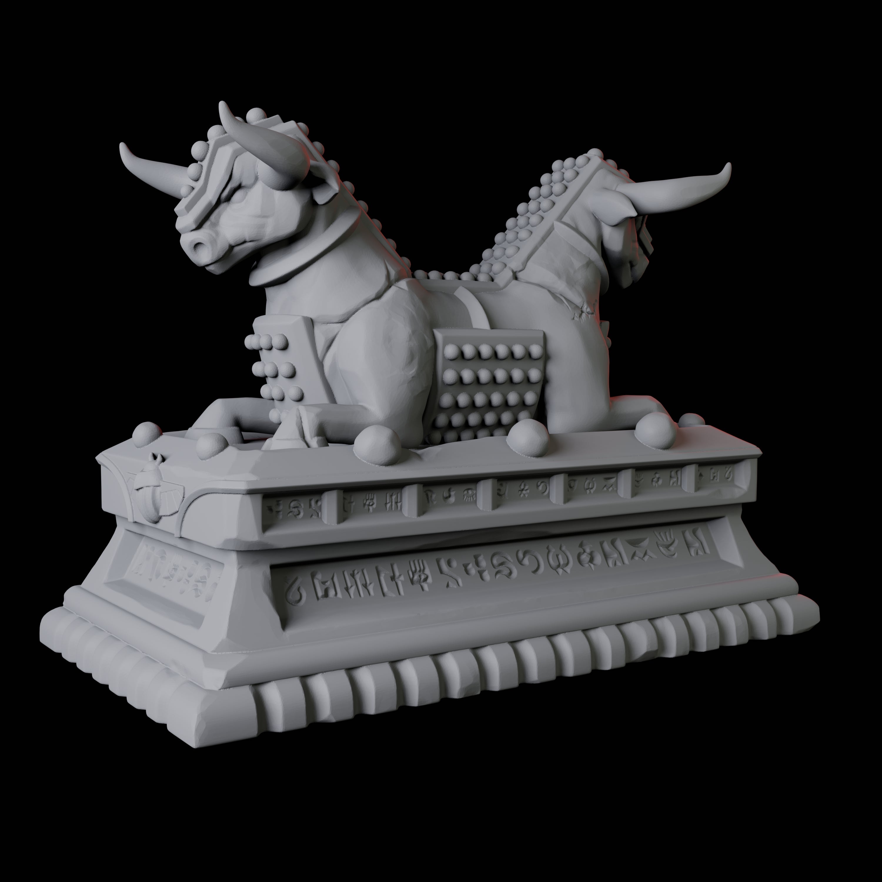 Ancient Egyptian Bull Statue Miniature for Dungeons and Dragons, Pathfinder or other TTRPGs