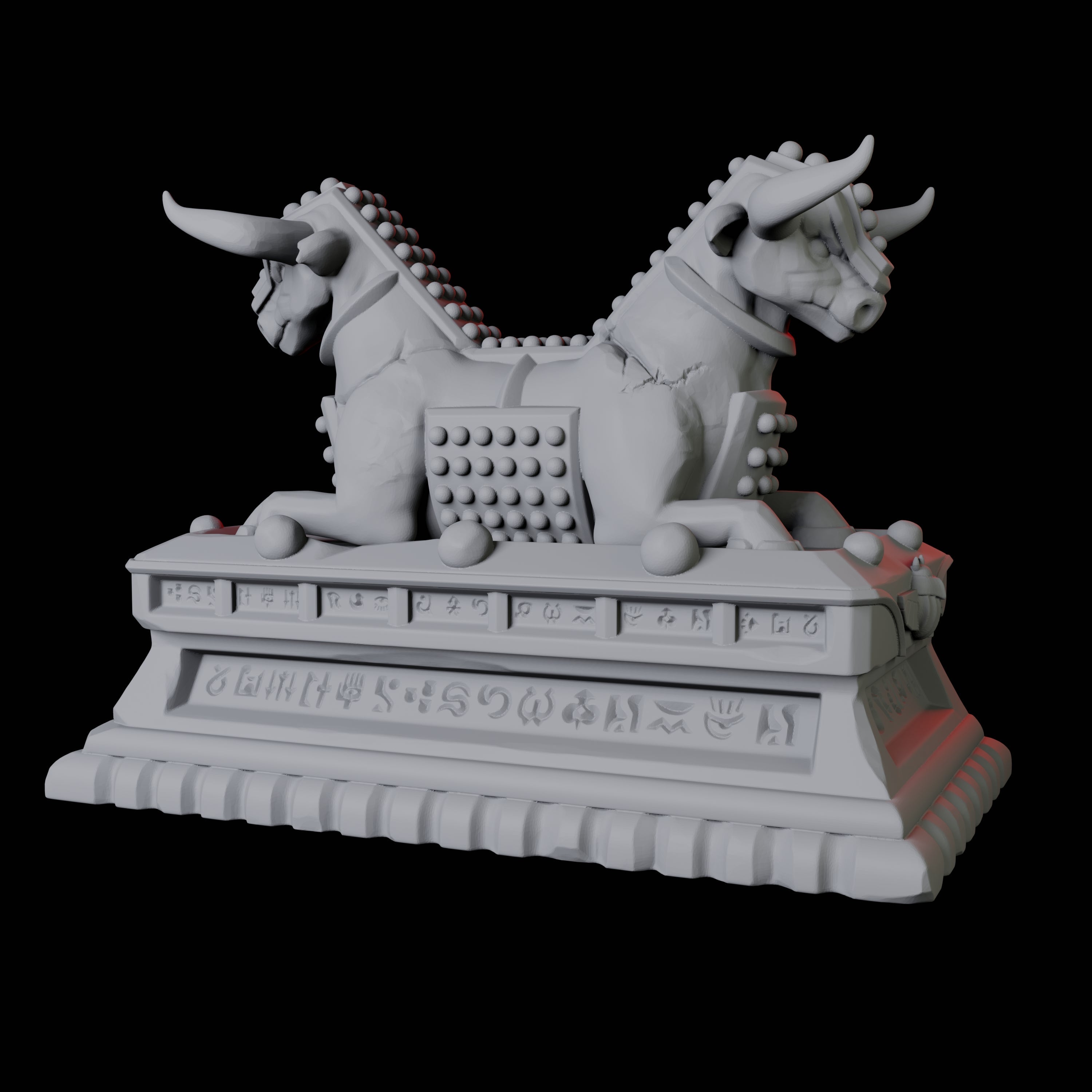 Ancient Egyptian Bull Statue Miniature for Dungeons and Dragons, Pathfinder or other TTRPGs