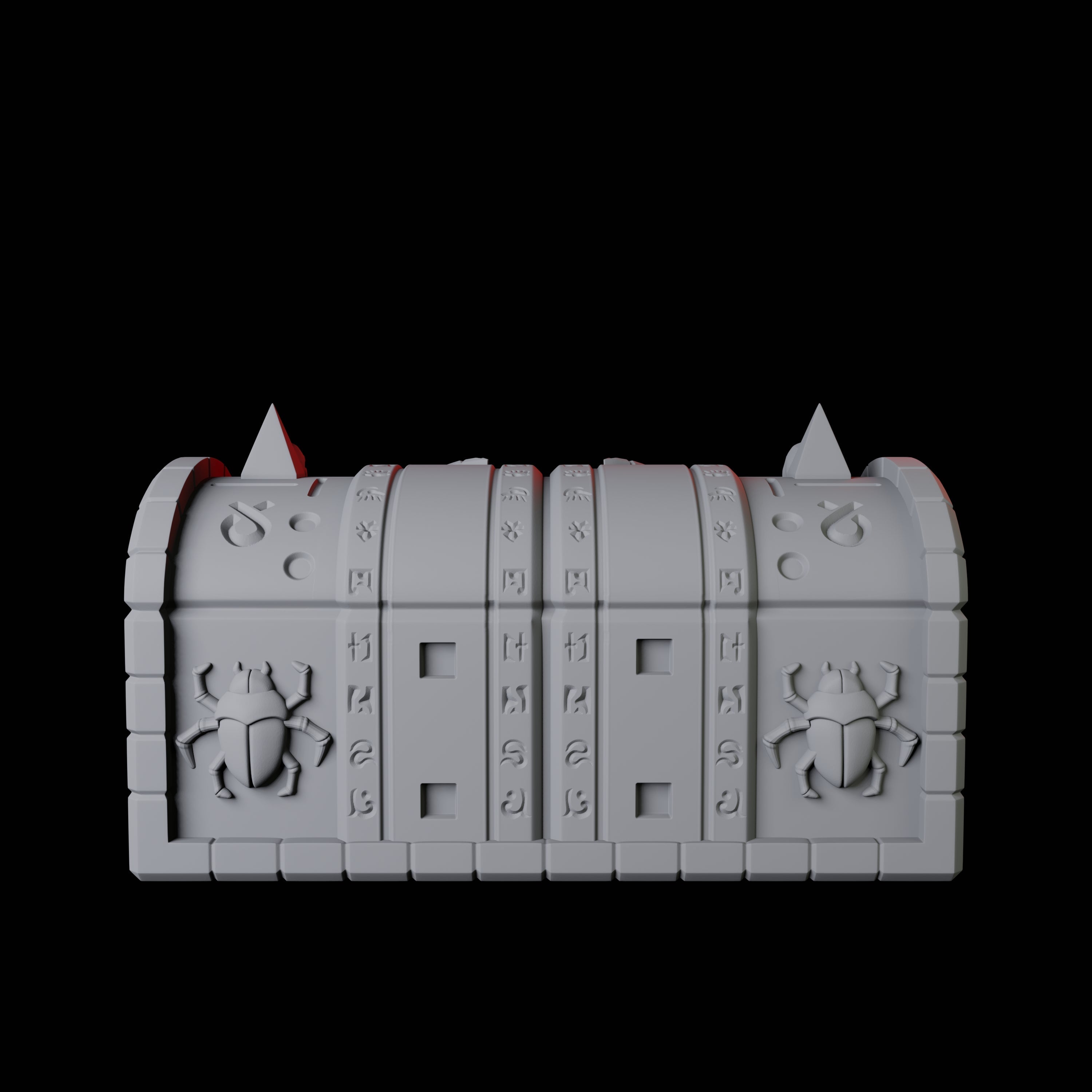 Ancient Egyptian Chest Miniature for Dungeons and Dragons, Pathfinder or other TTRPGs