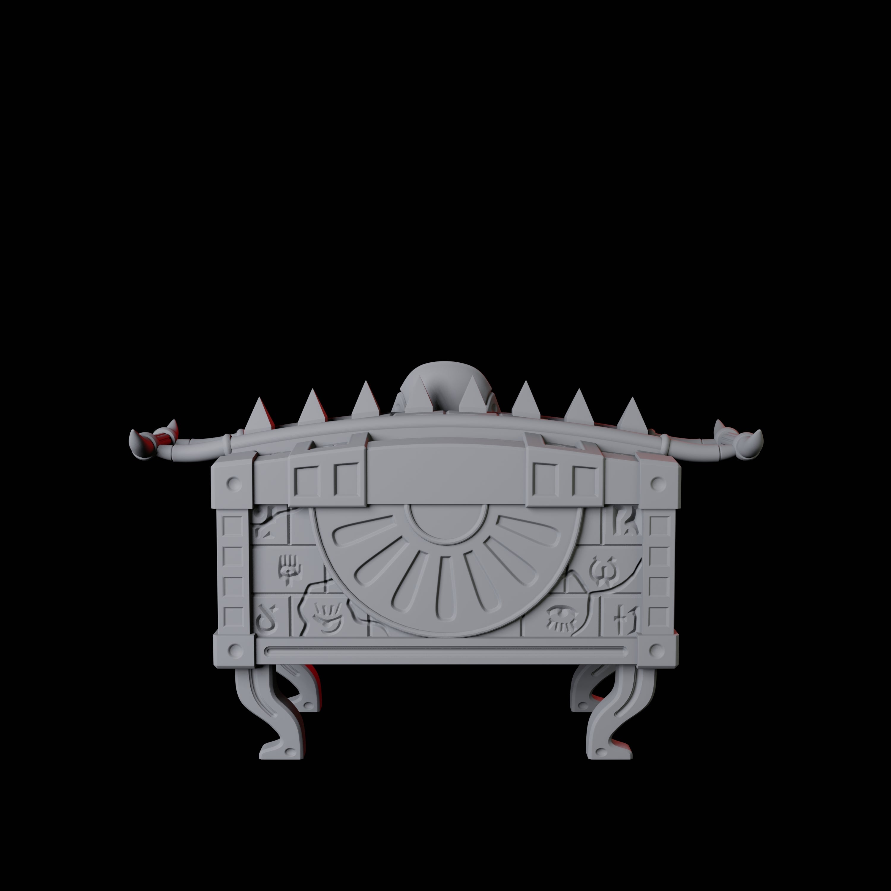 Ancient Egyptian Coffer Miniature for Dungeons and Dragons, Pathfinder or other TTRPGs