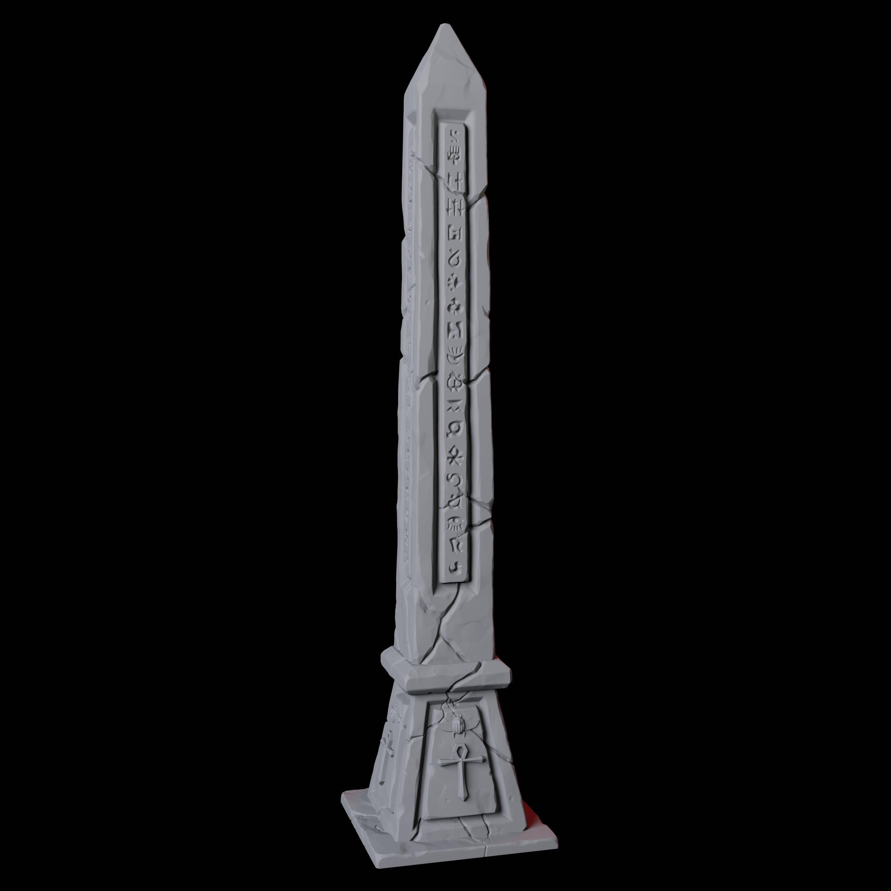 Ancient Egyptian Obelisk Miniature for Dungeons and Dragons, Pathfinder or other TTRPGs