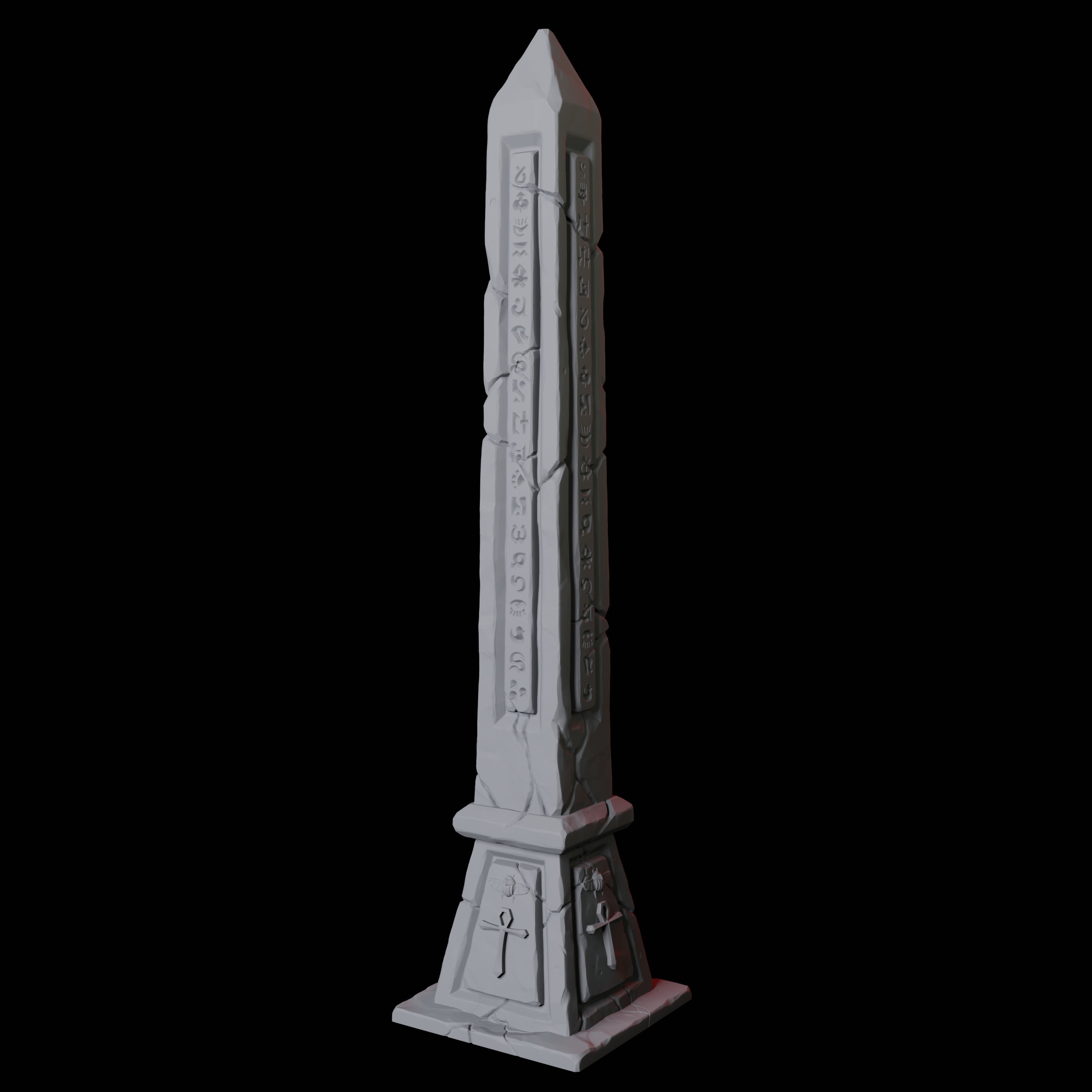 Ancient Egyptian Obelisk Miniature for Dungeons and Dragons, Pathfinder or other TTRPGs