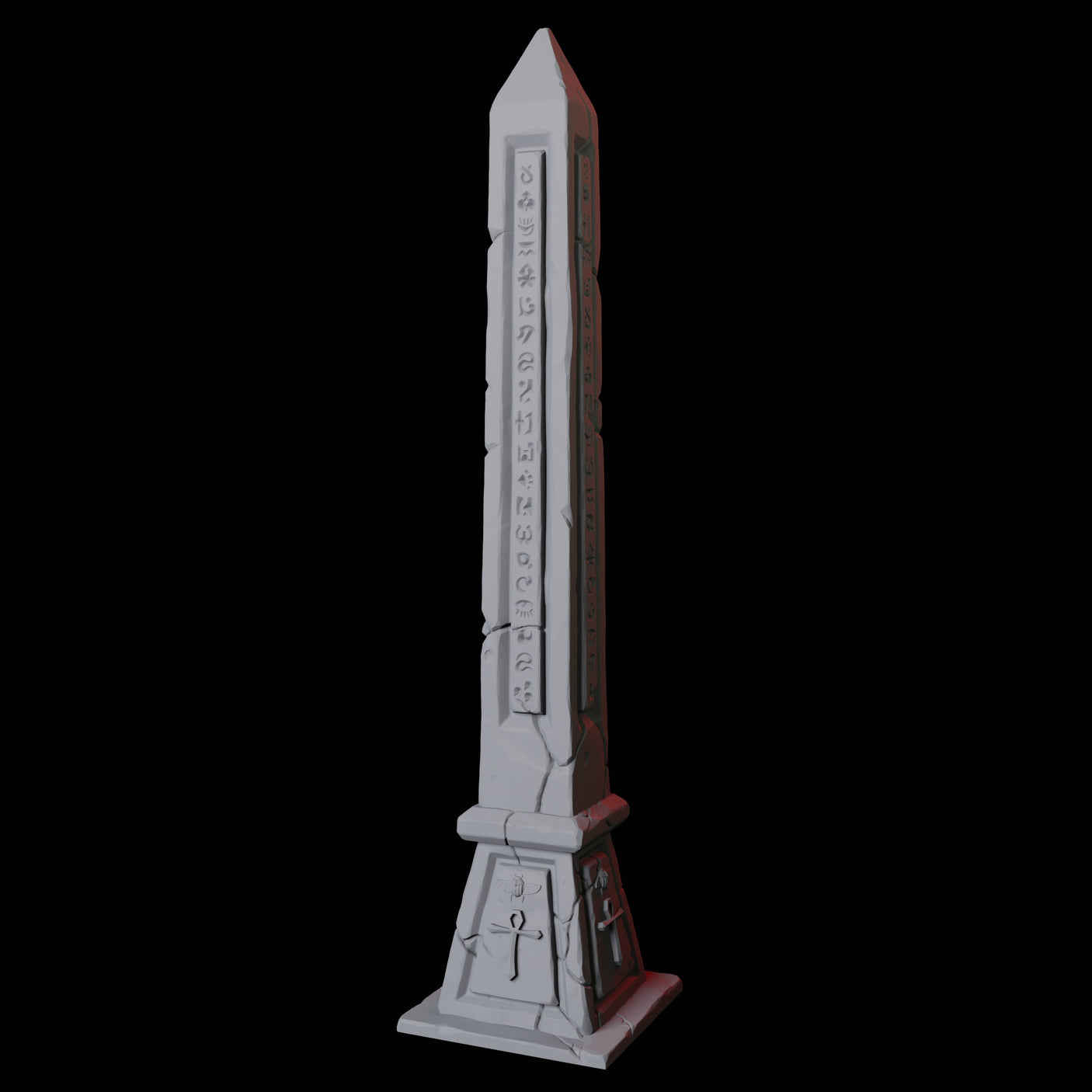 Ancient Egyptian Obelisk Miniature for Dungeons and Dragons, Pathfinder or other TTRPGs