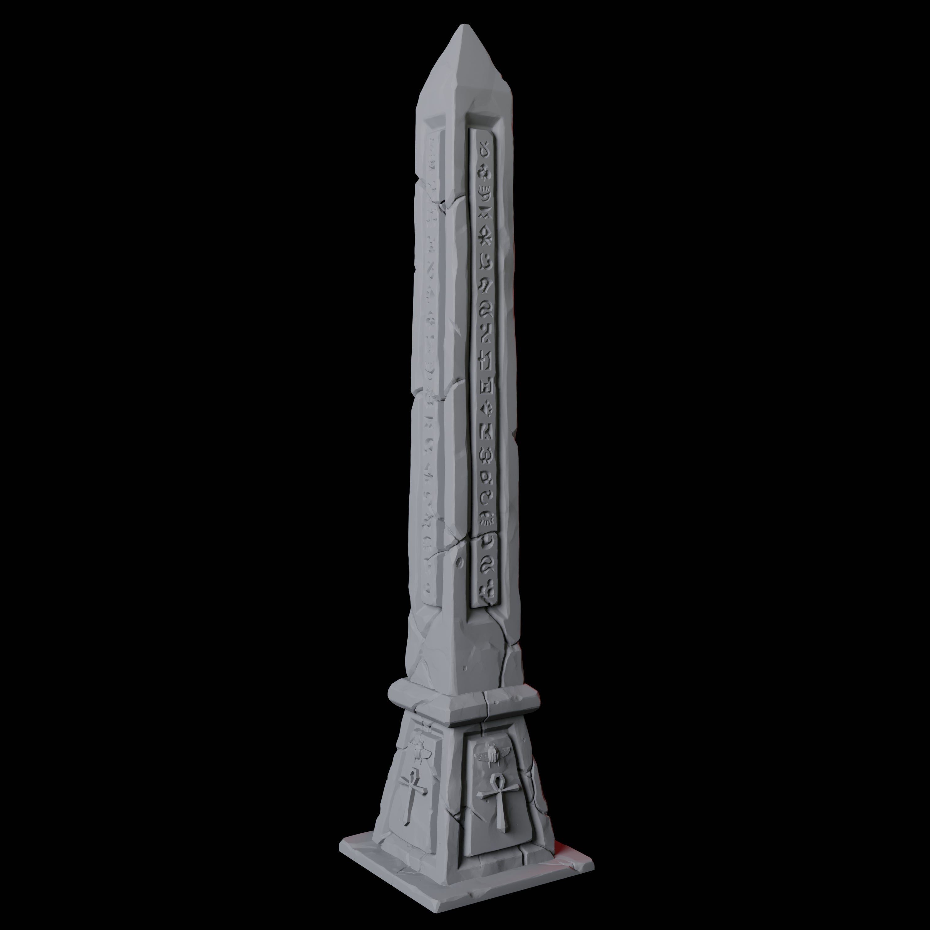 Ancient Egyptian Obelisk Miniature for Dungeons and Dragons, Pathfinder or other TTRPGs