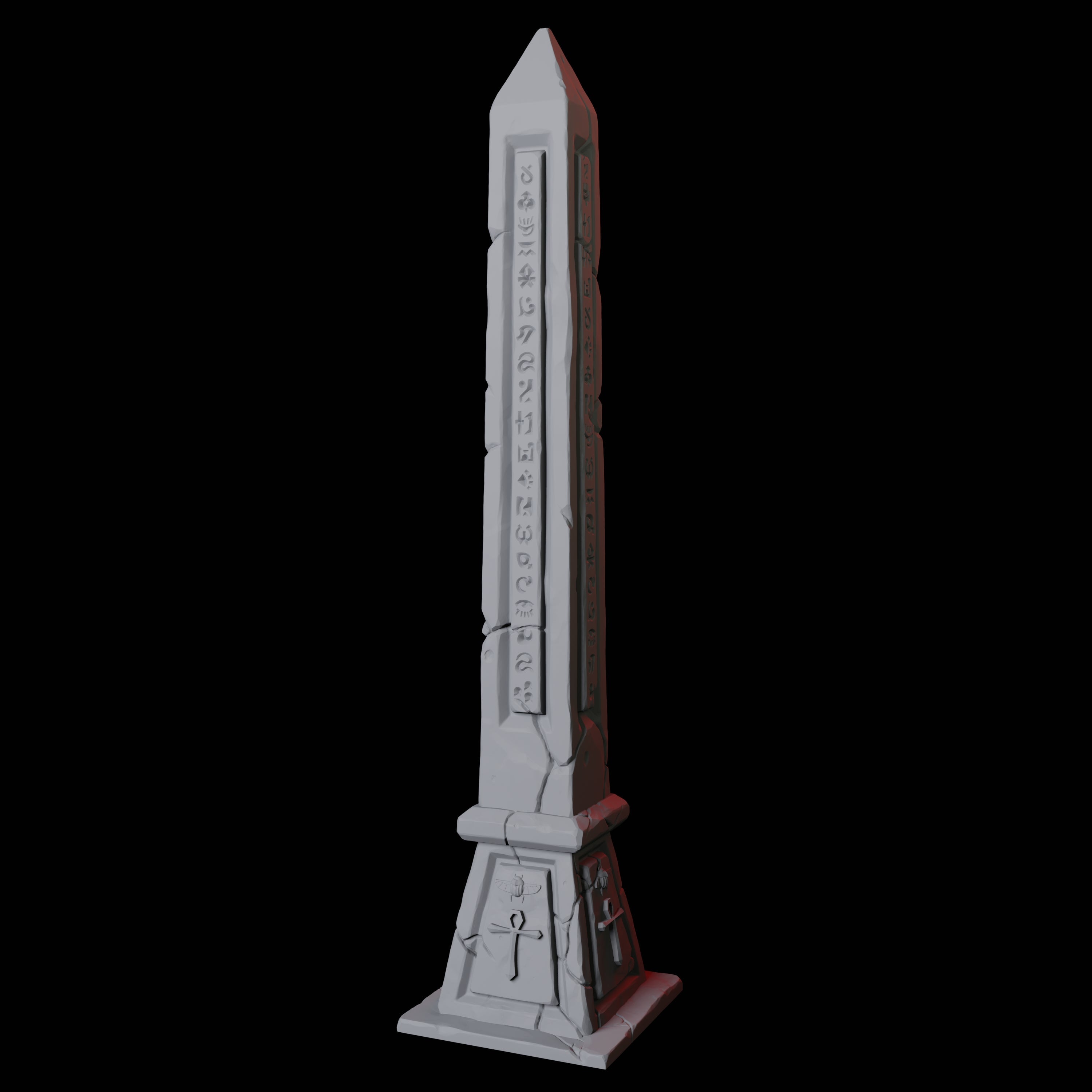 Ancient Egyptian Obelisk Miniature for Dungeons and Dragons, Pathfinder or other TTRPGs