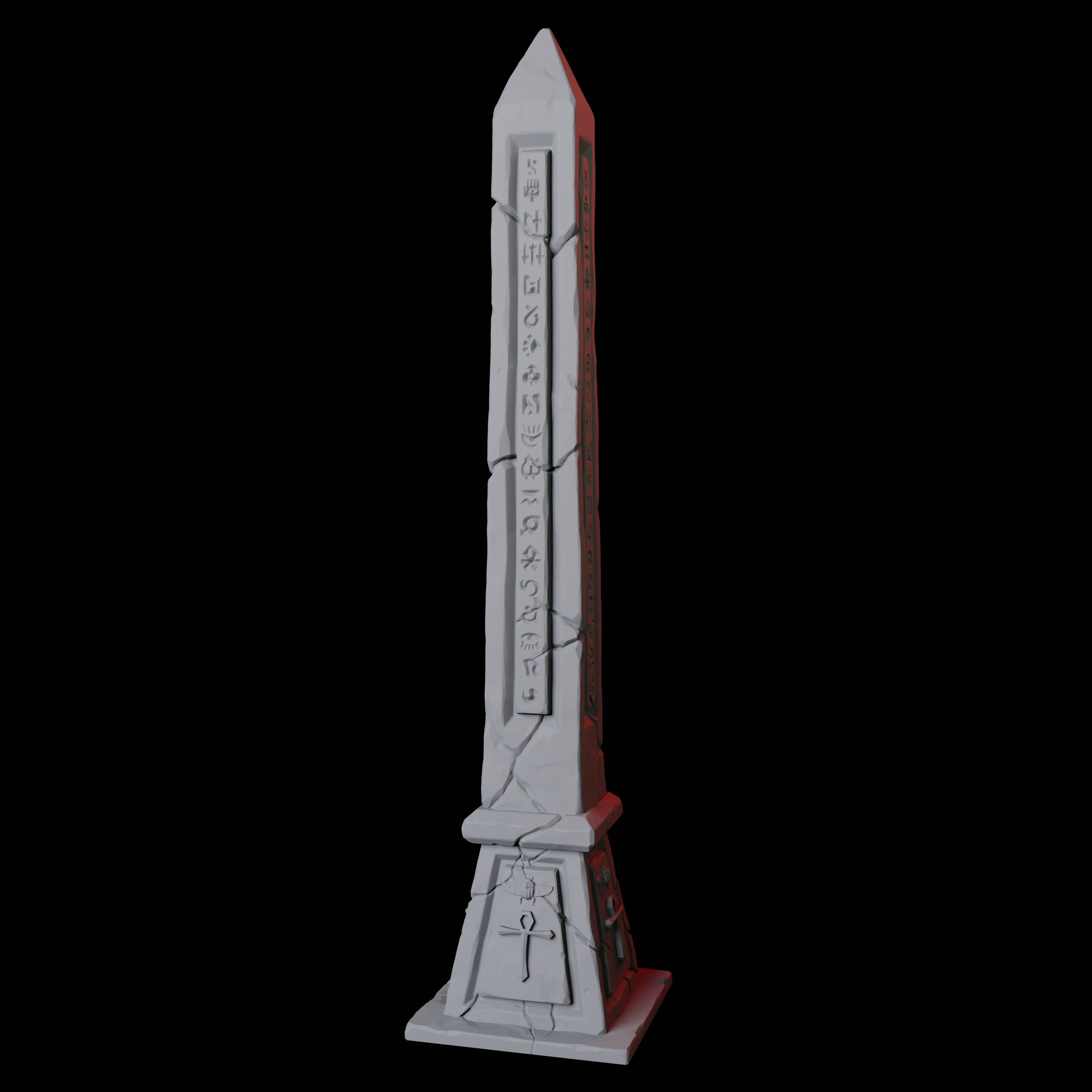 Ancient Egyptian Obelisk Miniature for Dungeons and Dragons, Pathfinder or other TTRPGs