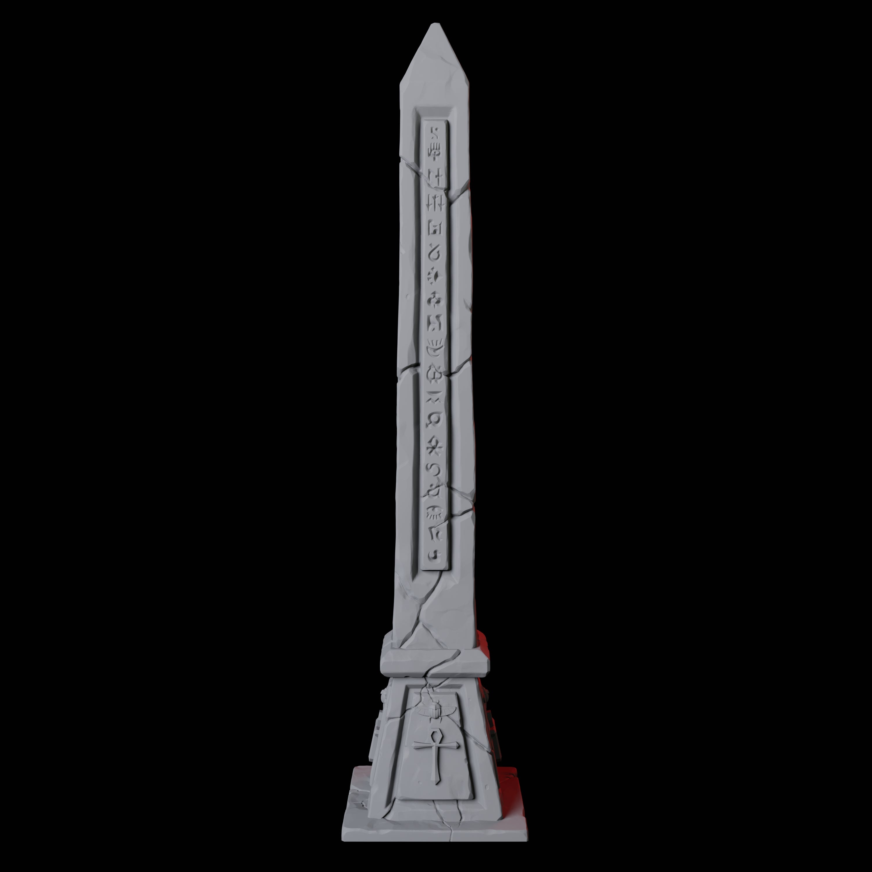 Ancient Egyptian Obelisk Miniature for Dungeons and Dragons, Pathfinder or other TTRPGs