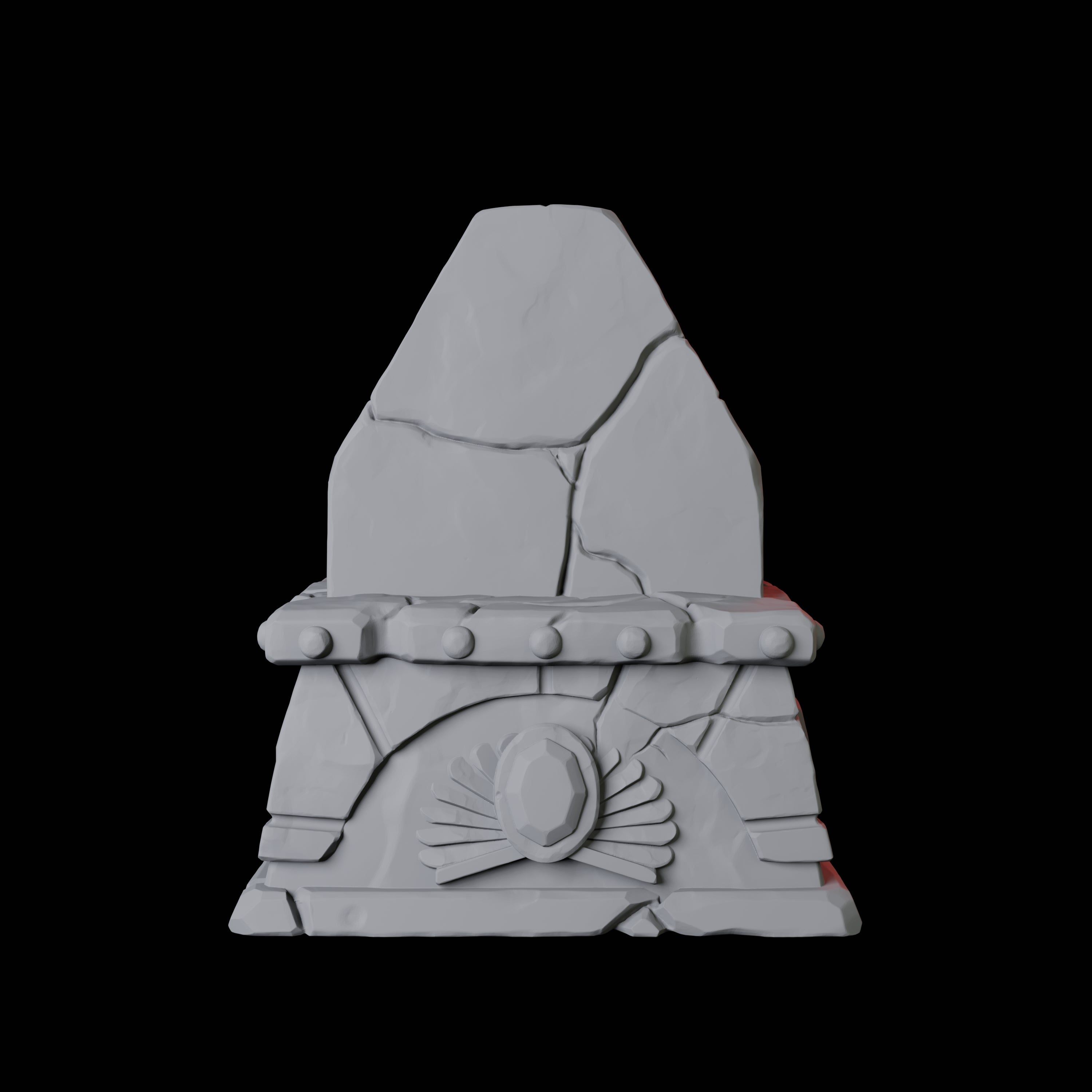 Ancient Egyptian Pharaoh Statue Miniature for Dungeons and Dragons, Pathfinder or other TTRPGs