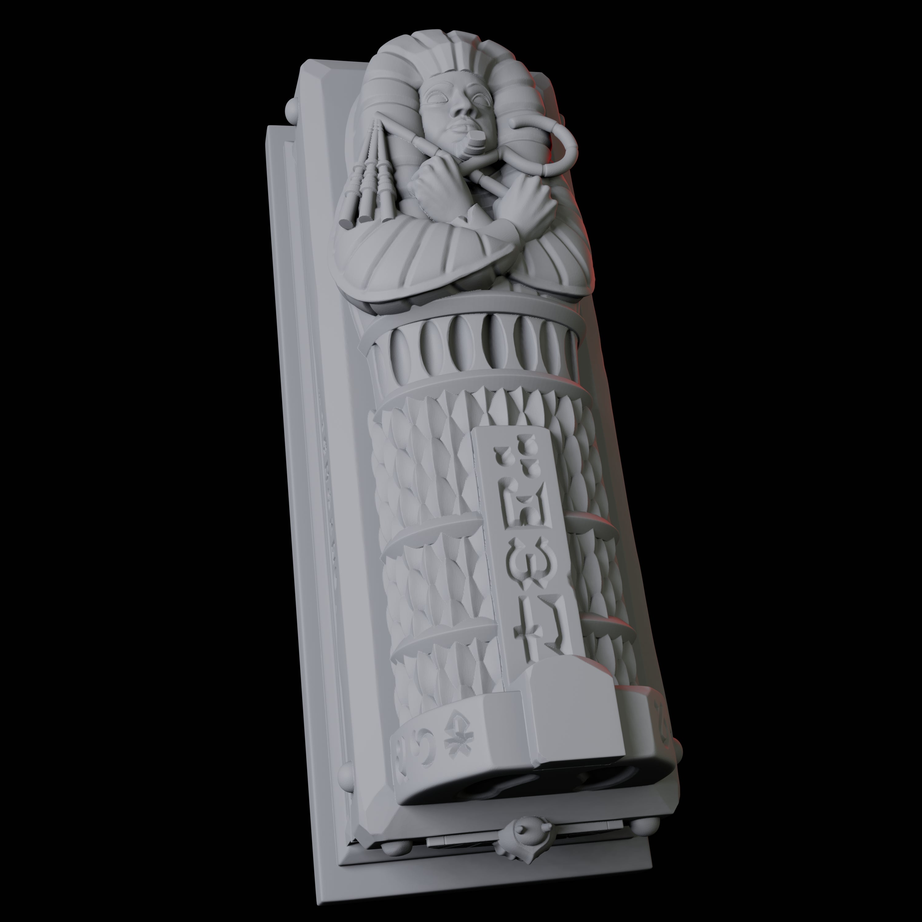 Ancient Egyptian Sarcophagus Miniature for Dungeons and Dragons, Pathfinder or other TTRPGs