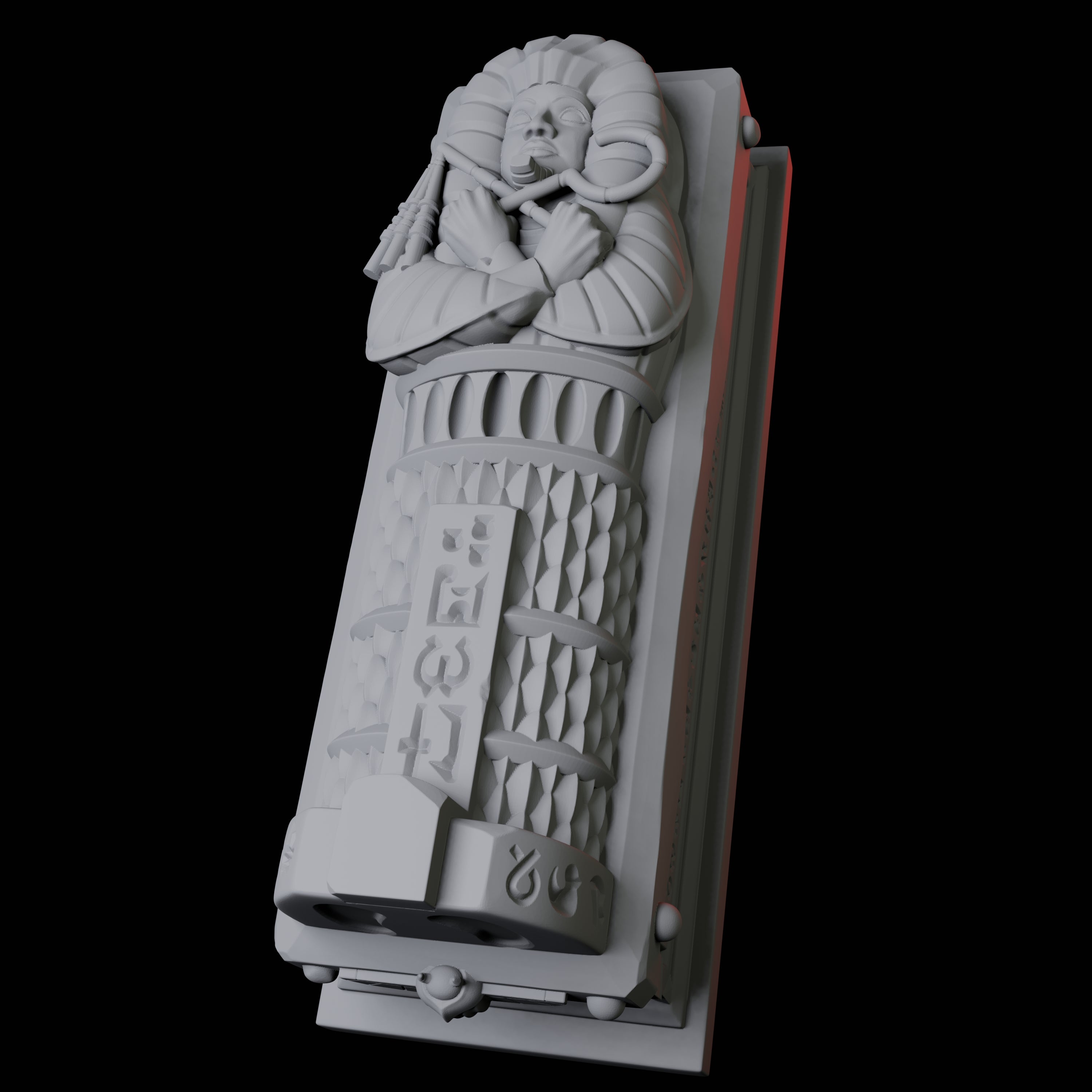 Ancient Egyptian Sarcophagus Miniature for Dungeons and Dragons, Pathfinder or other TTRPGs