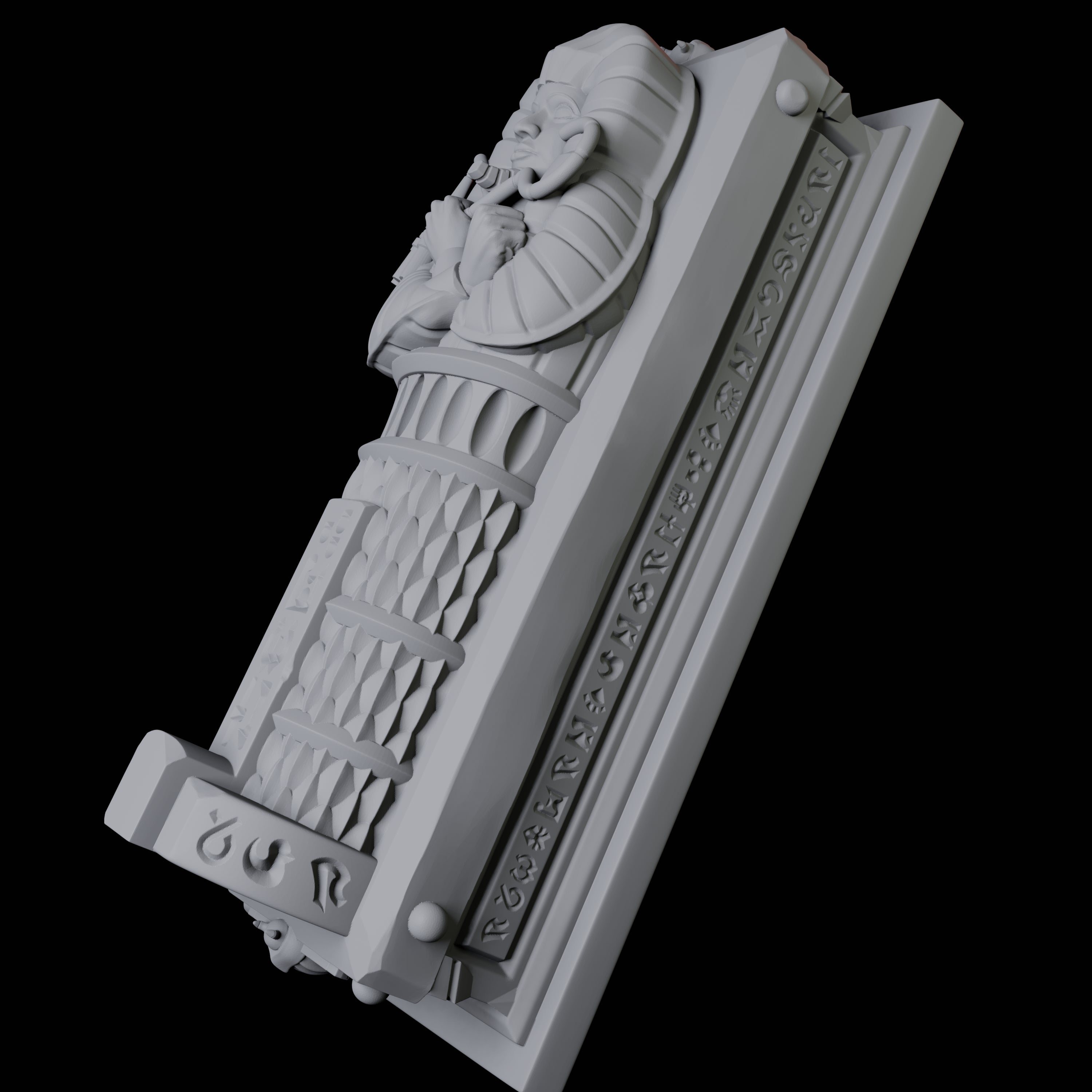 Ancient Egyptian Sarcophagus Miniature for Dungeons and Dragons, Pathfinder or other TTRPGs