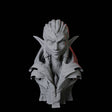 Ancient Elf Statue Bust Miniature for Dungeons and Dragons, Pathfinder or other TTRPGs