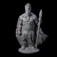Ancient King Human Chieftain Miniature for Dungeons and Dragons, Pathfinder or other TTRPGs