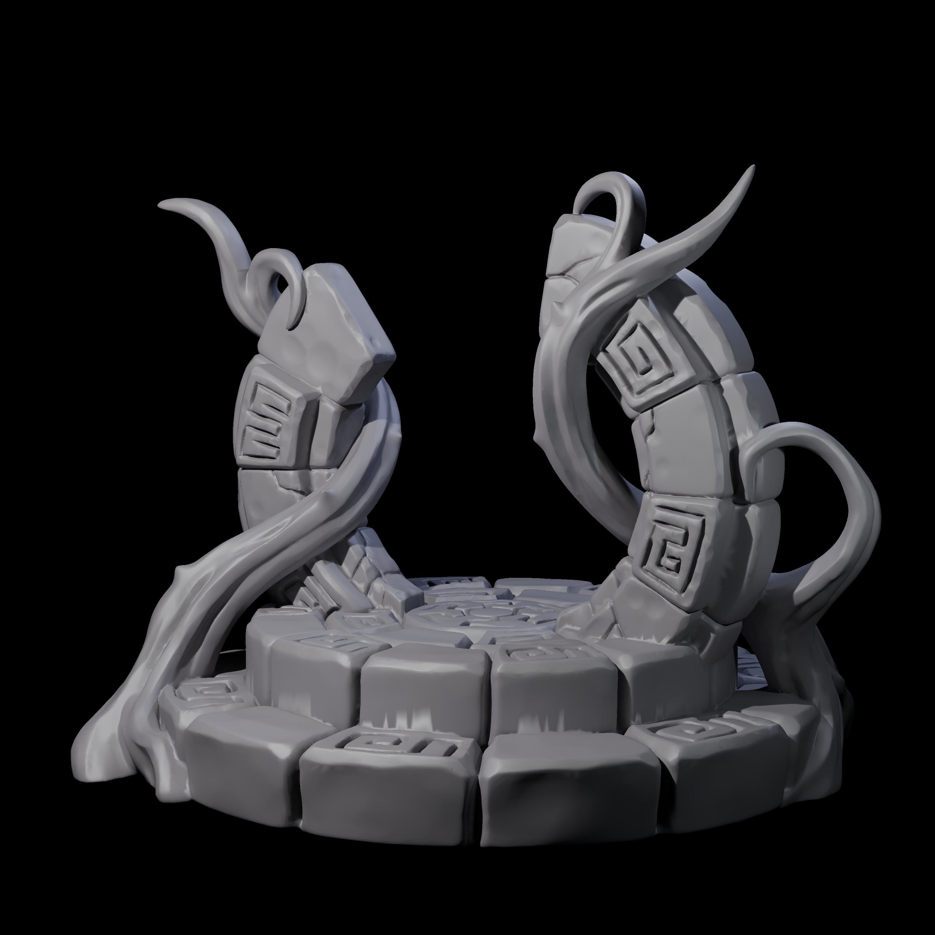 Ancient Portal Miniature for Dungeons and Dragons, Pathfinder or other TTRPGs