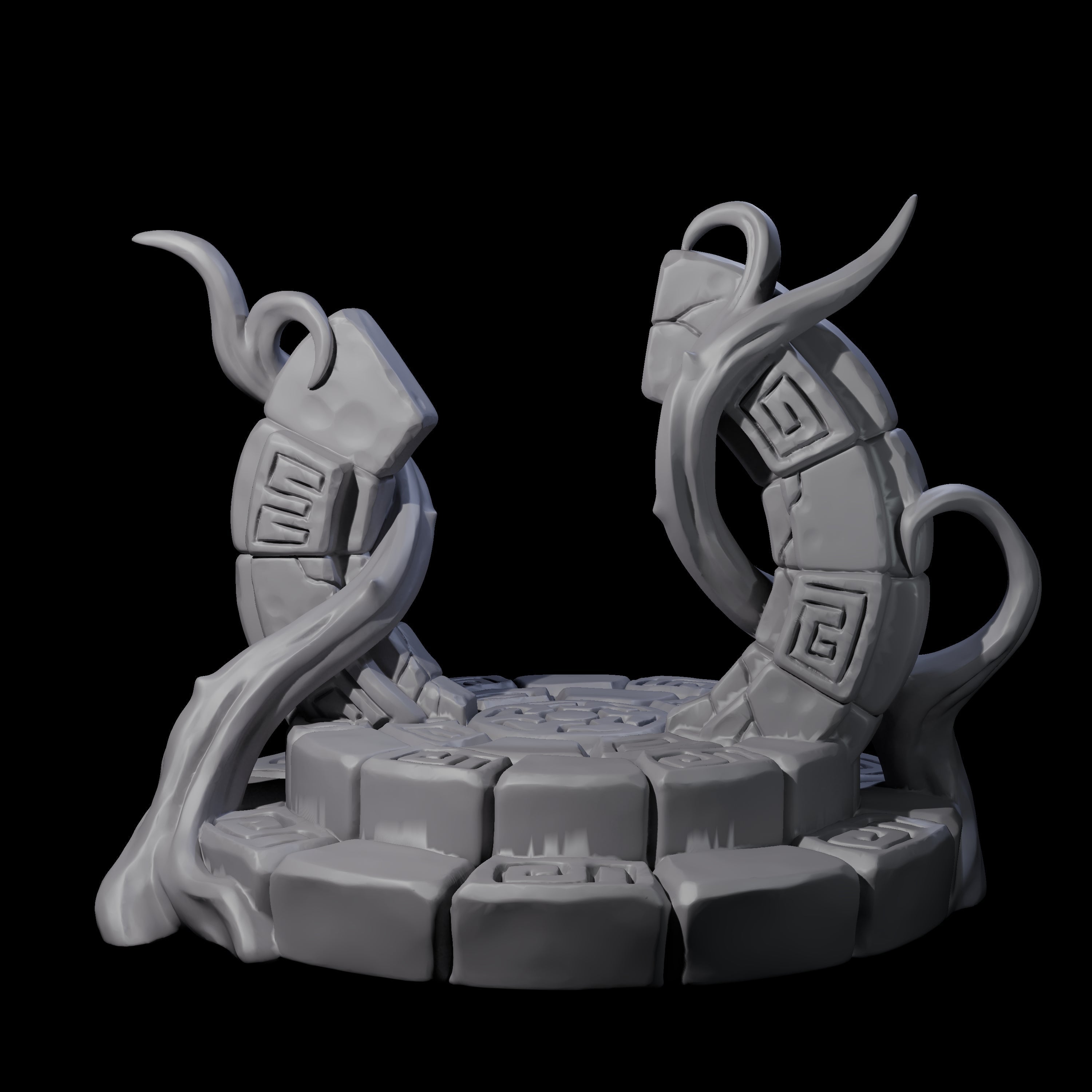 Ancient Portal Miniature for Dungeons and Dragons, Pathfinder or other TTRPGs