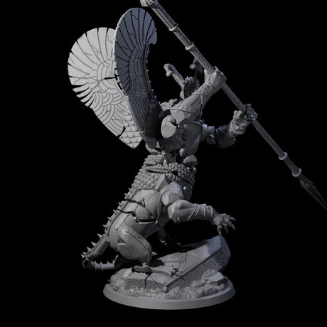 Ancient Stone Golem Guardian Miniature for Dungeons and Dragons, Pathfinder or other TTRPGs