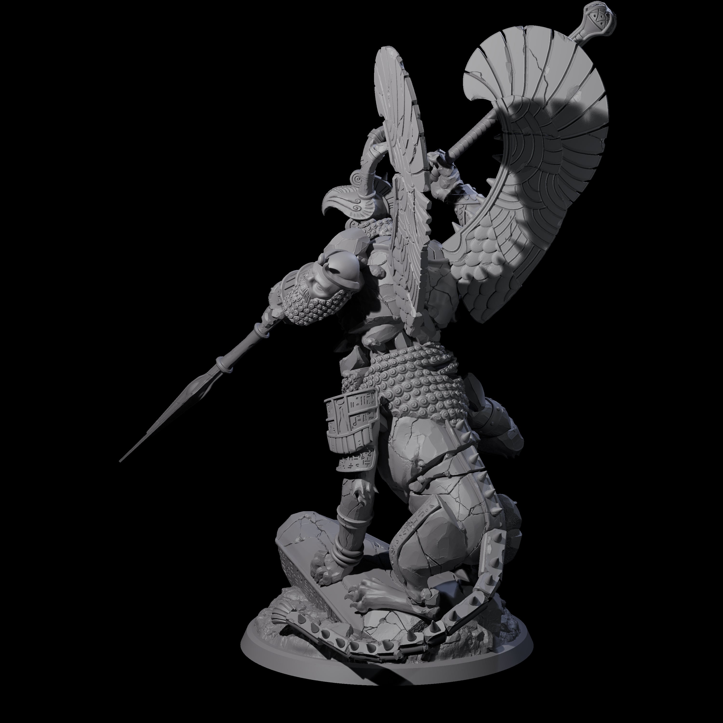 Ancient Stone Golem Guardian Miniature for Dungeons and Dragons, Pathfinder or other TTRPGs