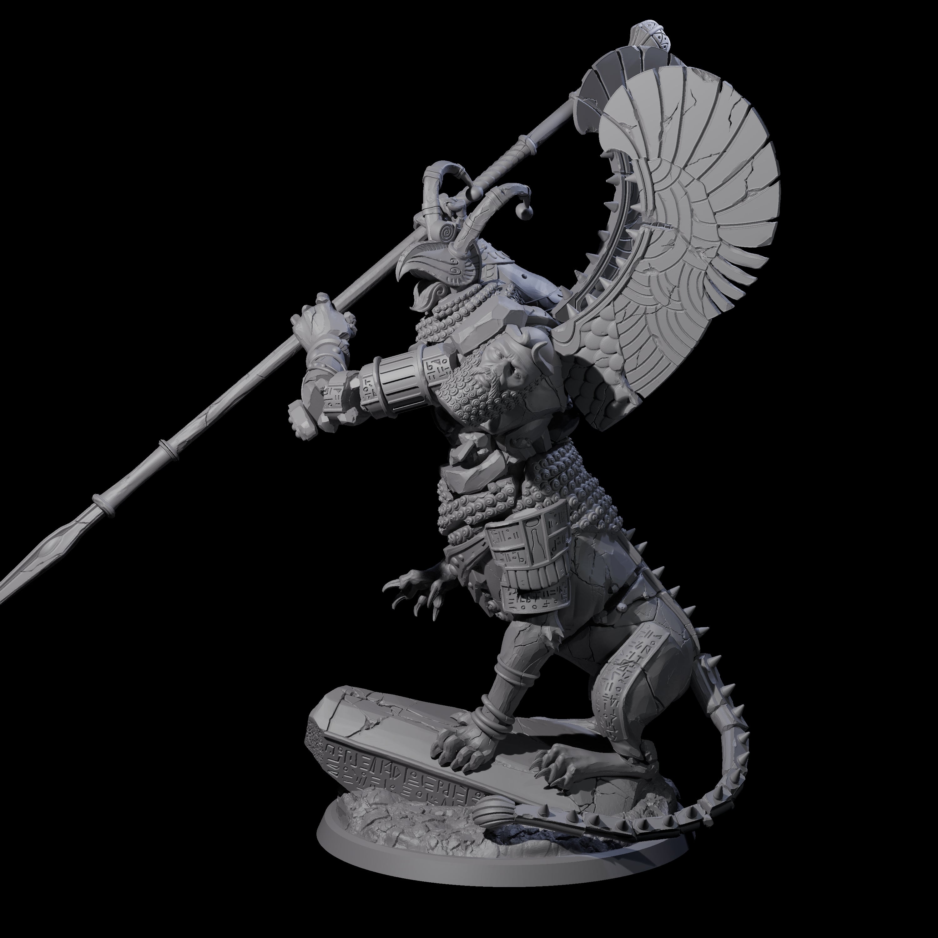 Ancient Stone Golem Guardian Miniature for Dungeons and Dragons, Pathfinder or other TTRPGs