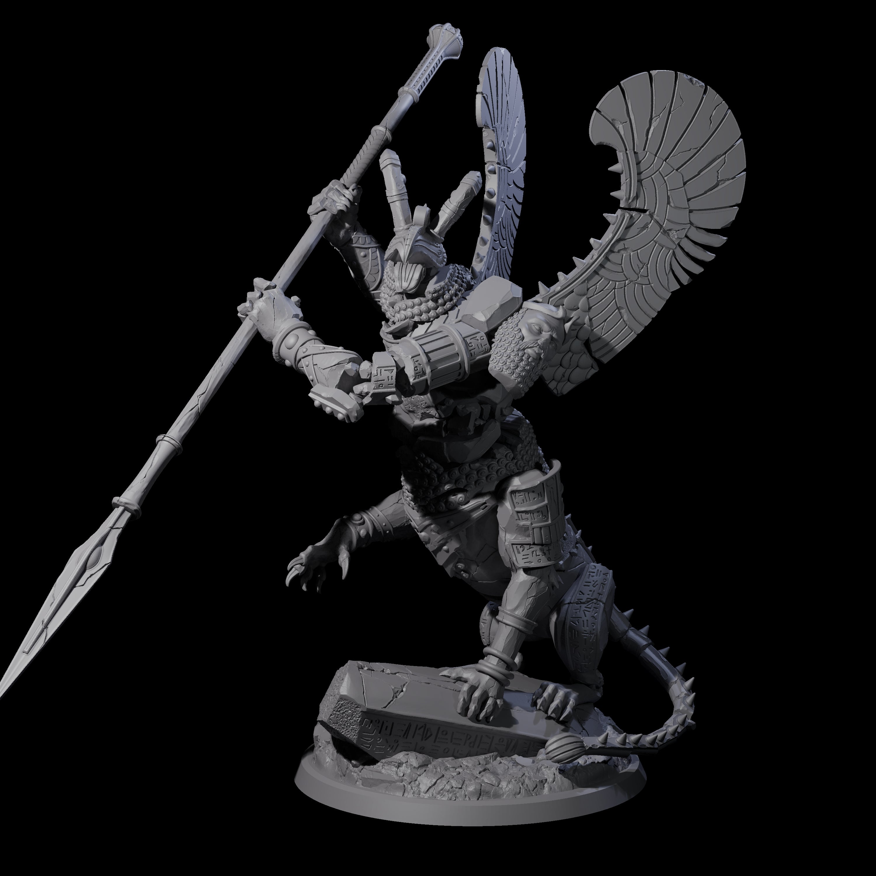 Ancient Stone Golem Guardian Miniature for Dungeons and Dragons, Pathfinder or other TTRPGs