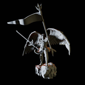 Angel Battle Leader Miniature for Dungeons and Dragons, Pathfinder or other TTRPGs