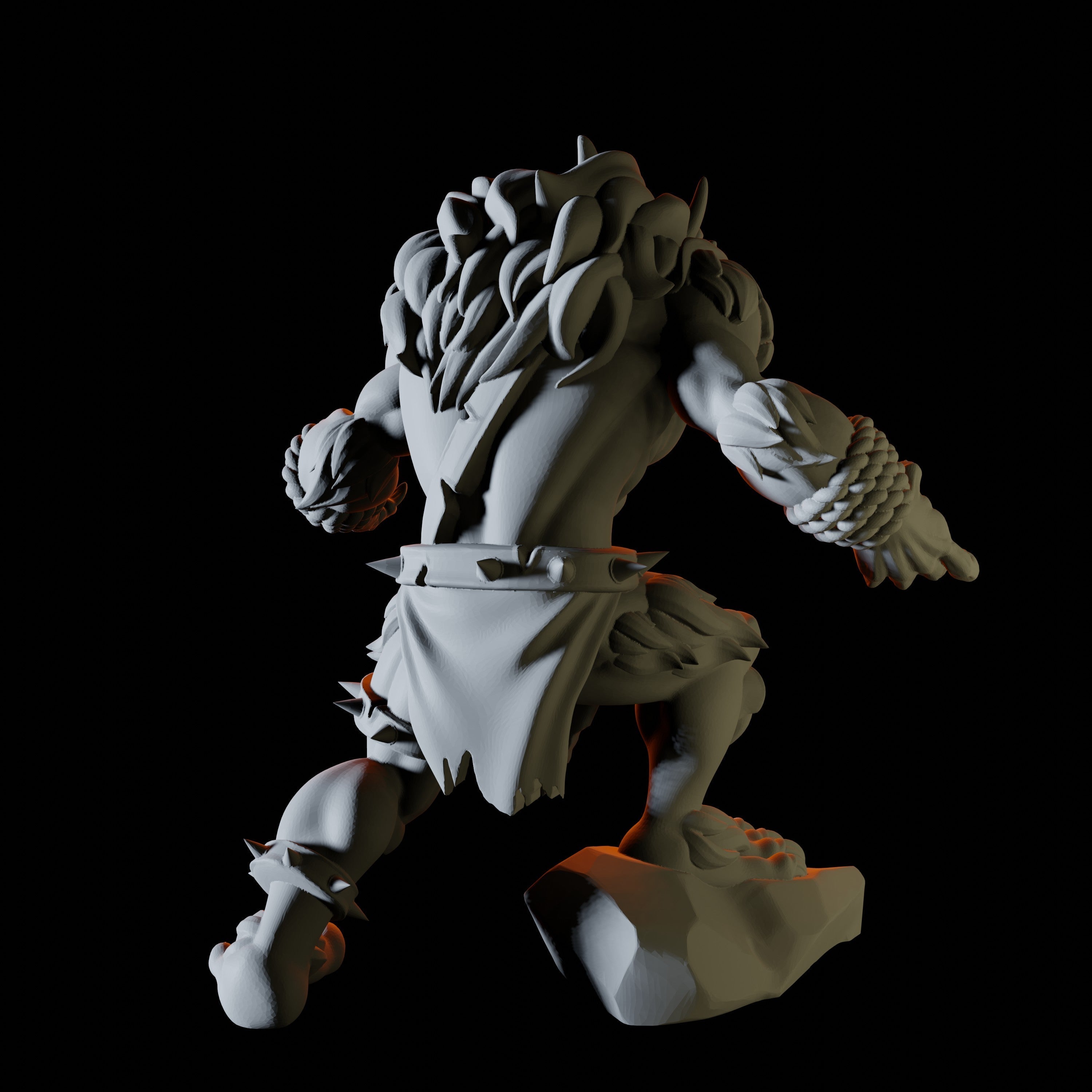 Angry Bugbear Miniature for Dungeons and Dragons - Myth Forged