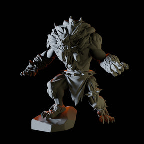 Angry Bugbear Miniature for Dungeons and Dragons, Pathfinder or other TTRPGs