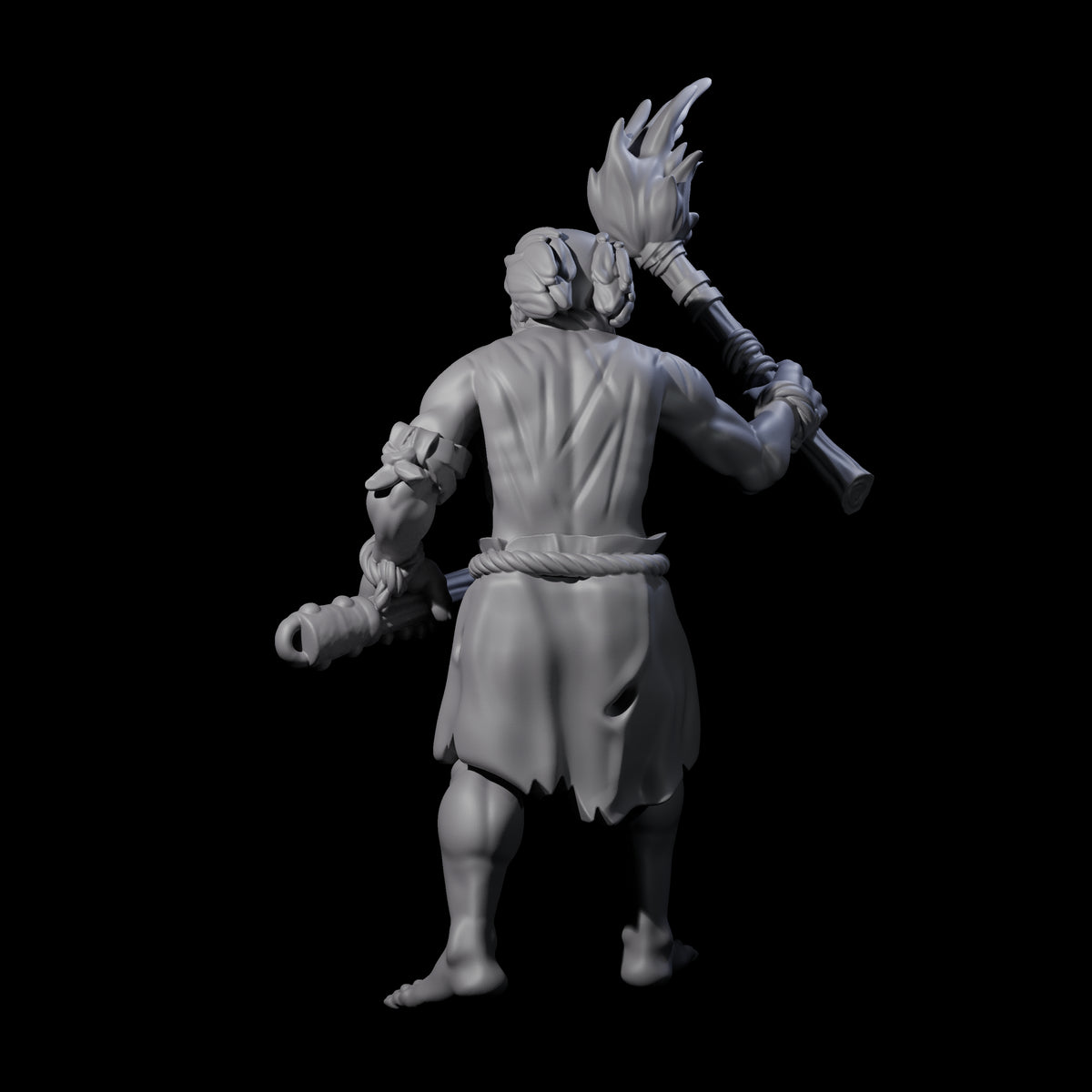 Angry Congregation Member A Miniature for Dungeons and Dragons, Pathfinder or other TTRPGs