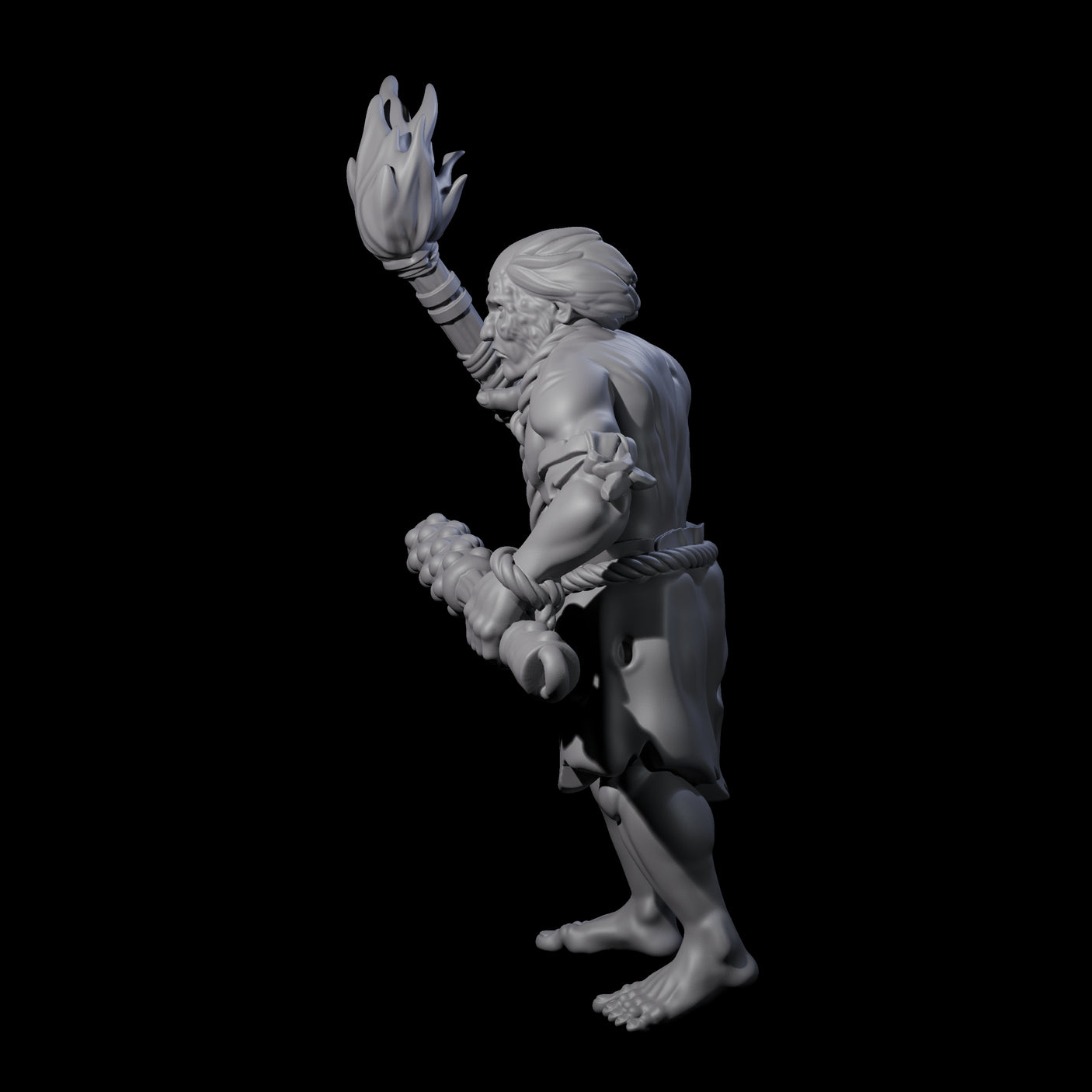 Angry Congregation Member A Miniature for Dungeons and Dragons, Pathfinder or other TTRPGs