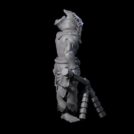 Angry Congregation Member B Miniature for Dungeons and Dragons, Pathfinder or other TTRPGs