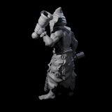 Angry Congregation Member B Miniature for Dungeons and Dragons, Pathfinder or other TTRPGs