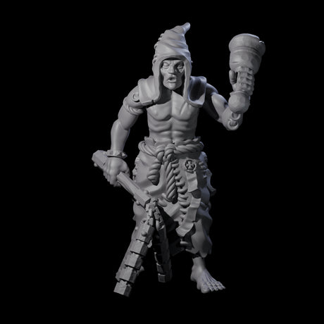 Angry Congregation Member B Miniature for Dungeons and Dragons, Pathfinder or other TTRPGs