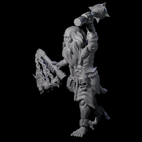 Angry Congregation Member C Miniature for Dungeons and Dragons, Pathfinder or other TTRPGs