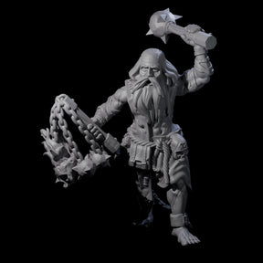 Angry Congregation Member C Miniature for Dungeons and Dragons, Pathfinder or other TTRPGs