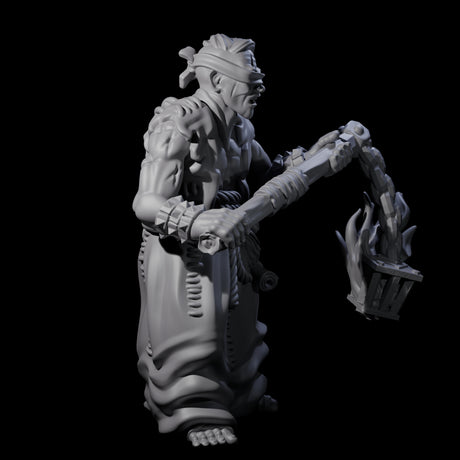 Angry Congregation Member D Miniature for Dungeons and Dragons, Pathfinder or other TTRPGs