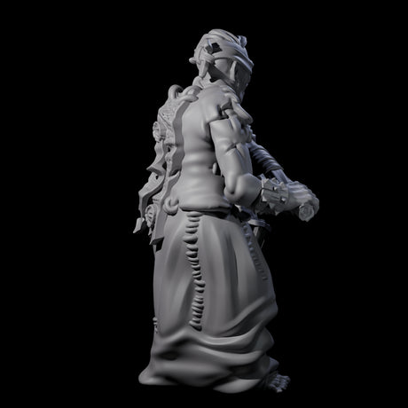 Angry Congregation Member D Miniature for Dungeons and Dragons, Pathfinder or other TTRPGs